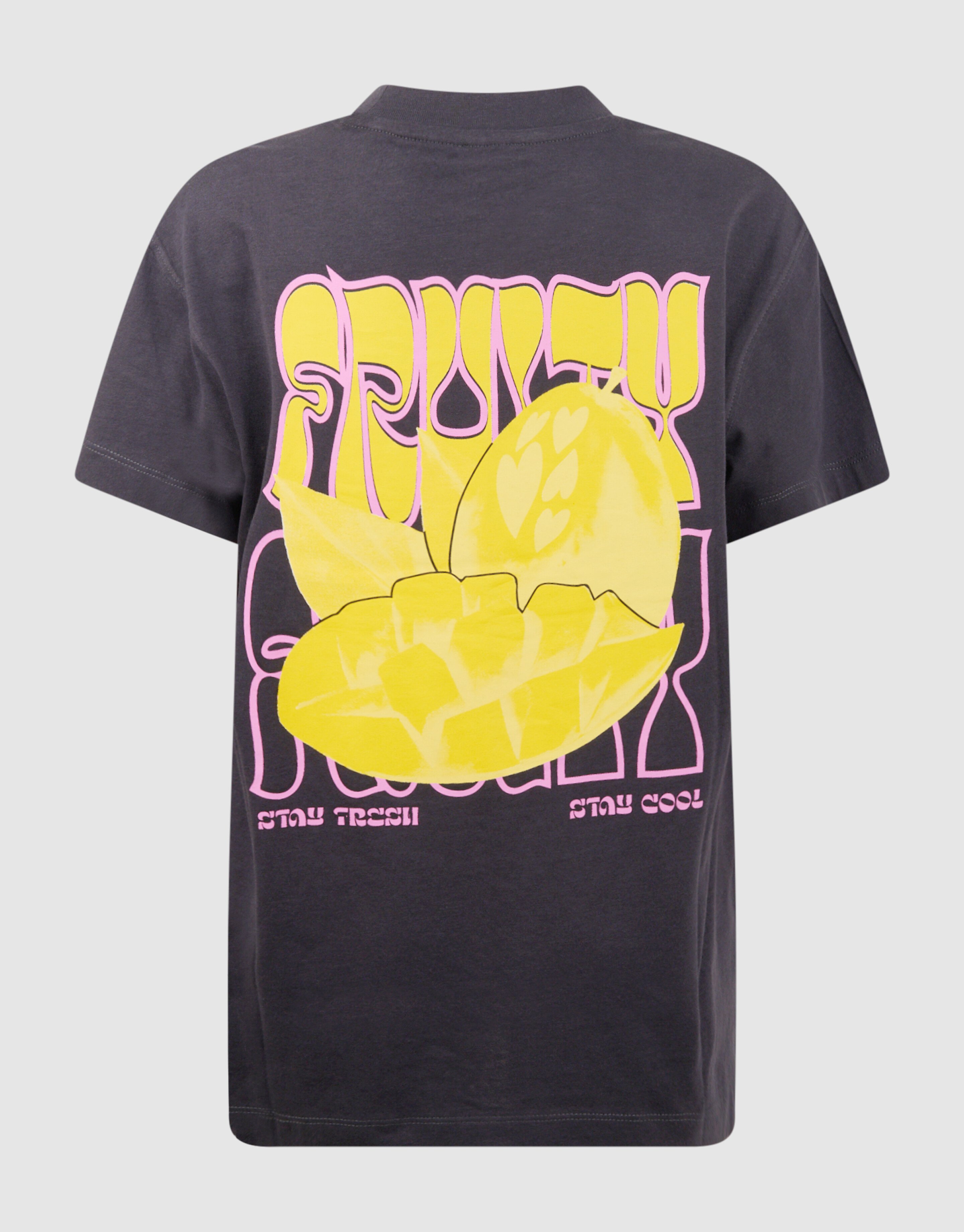 Fruity Artwork T-Shirt Dunkelgrau SHOEBY GIRLS