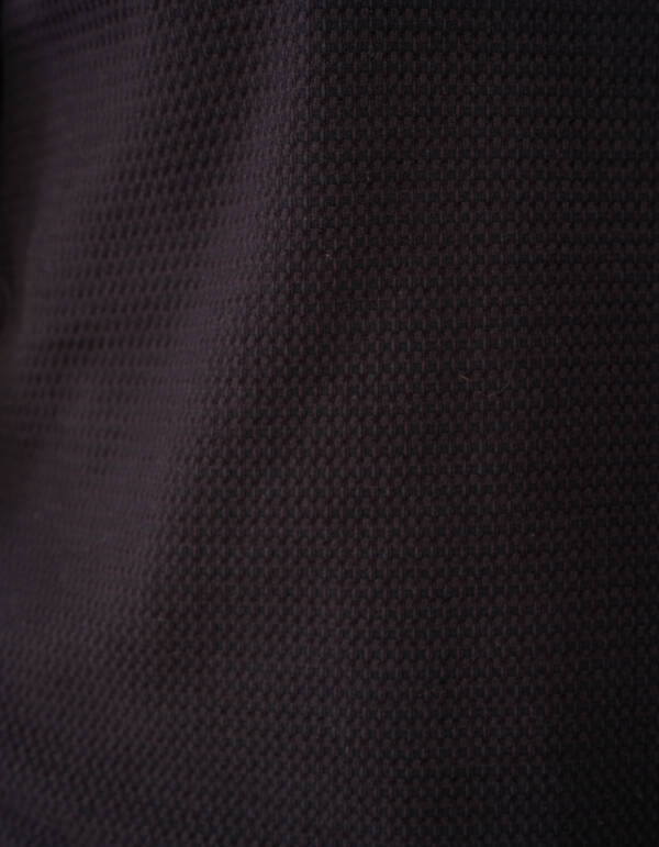 Structure Langarm T-Shirt Dunkelbraun SHOEBY MEN