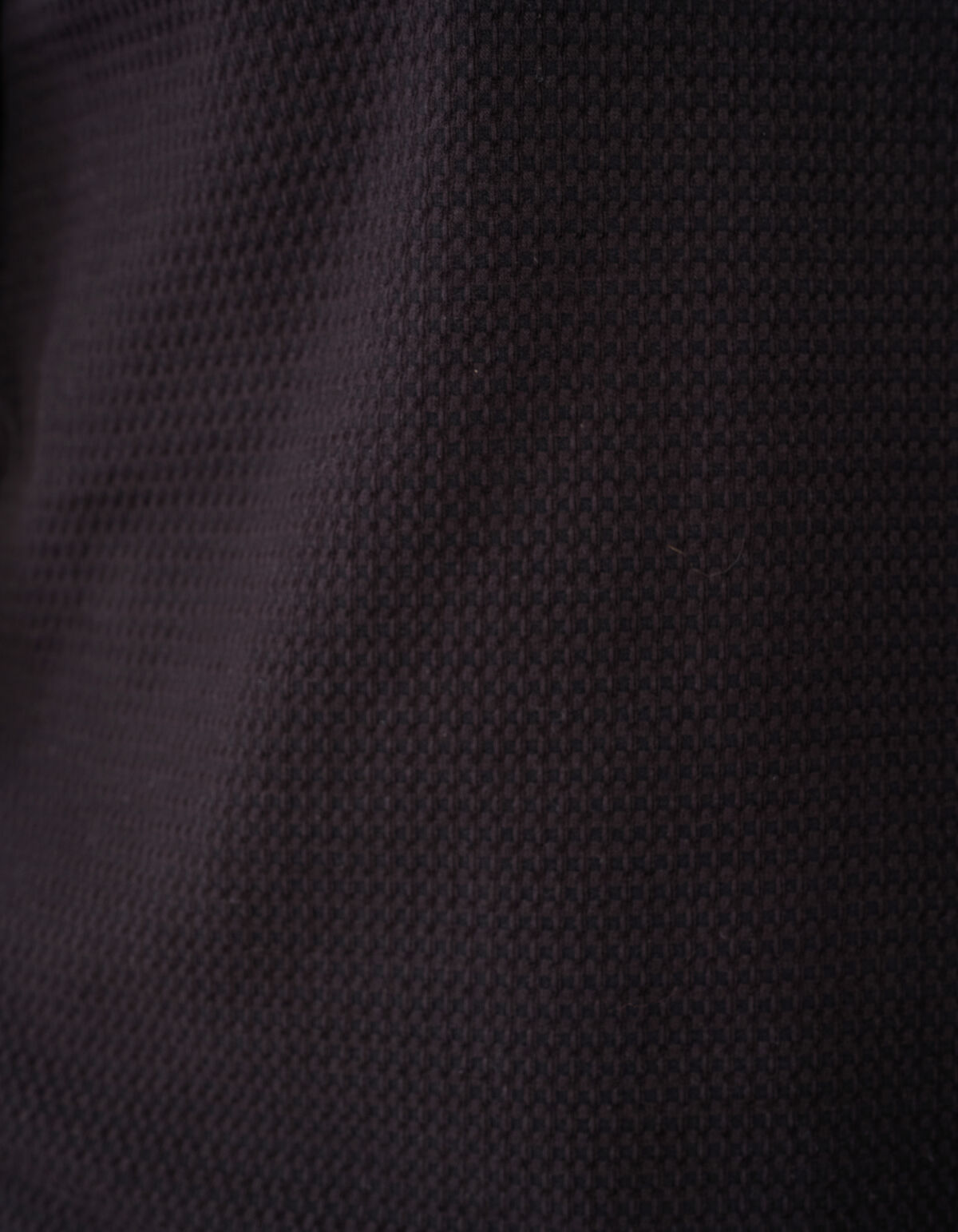 Structure Langarm T-Shirt Dunkelbraun SHOEBY MEN