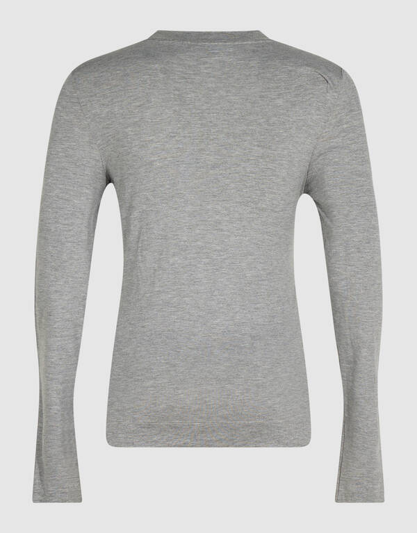 Drapierte Langarmshirt Grau By Anna SHOEBY WOMEN