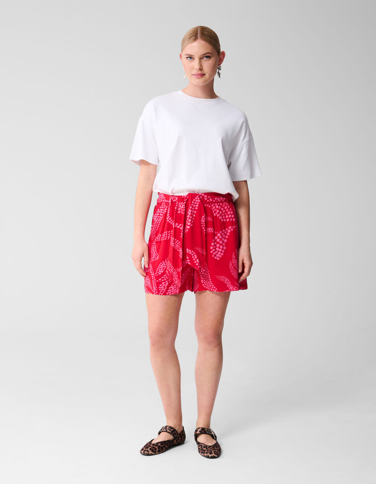 Bedruckte Shorts Rot SHOEBY WOMEN