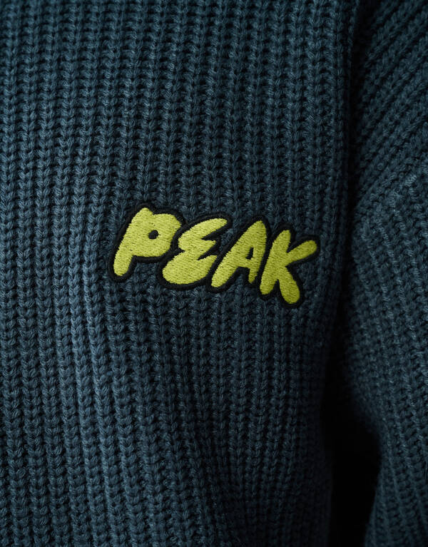 Peak Stickerei Strickpullover Grün SHOEBY BOYS