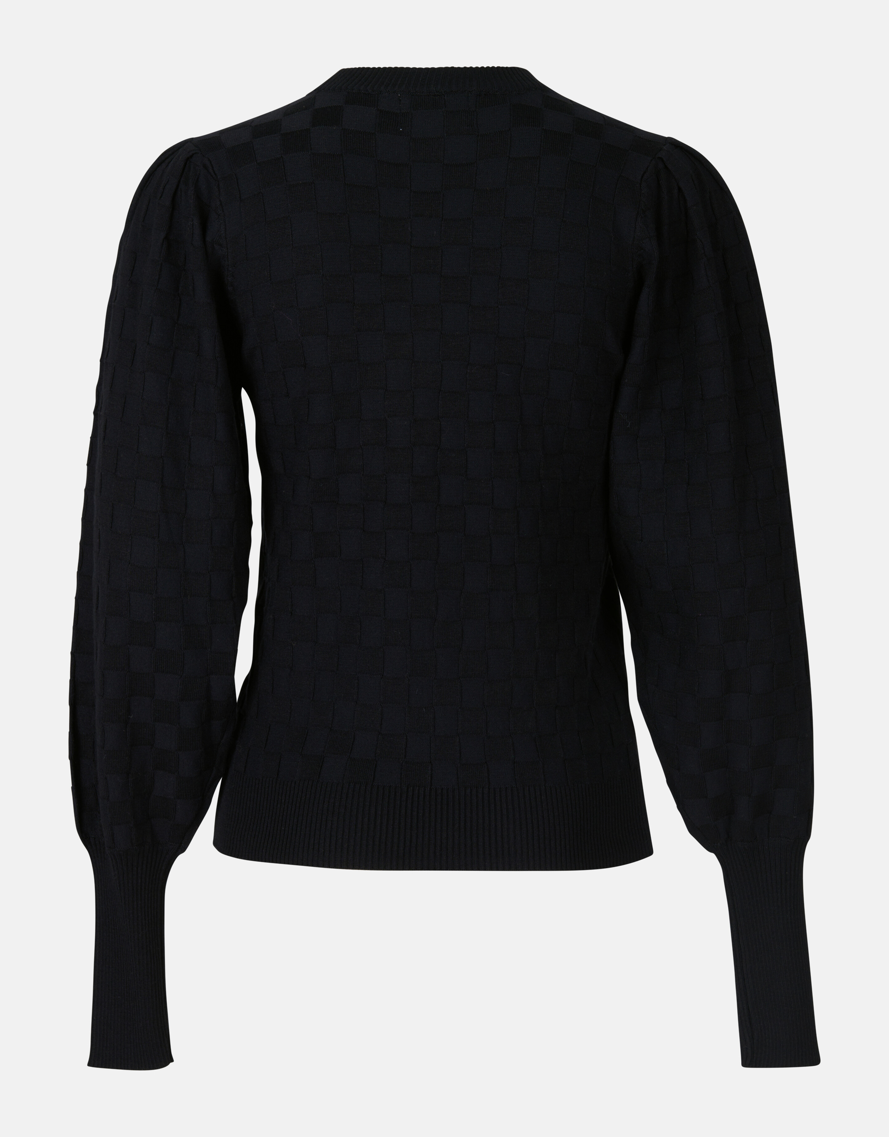 Plaid Print Pullover Schwarz von Mieke SHOEBY WOMEN