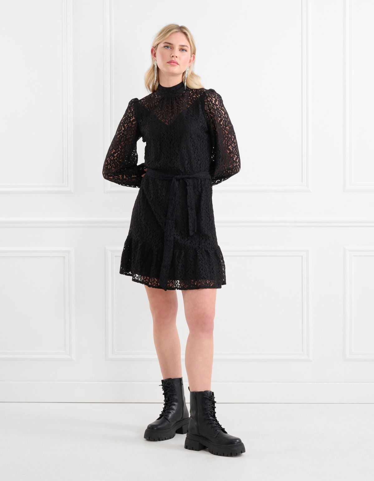 Spitzenkleid Schwarz SHOEBY WOMEN