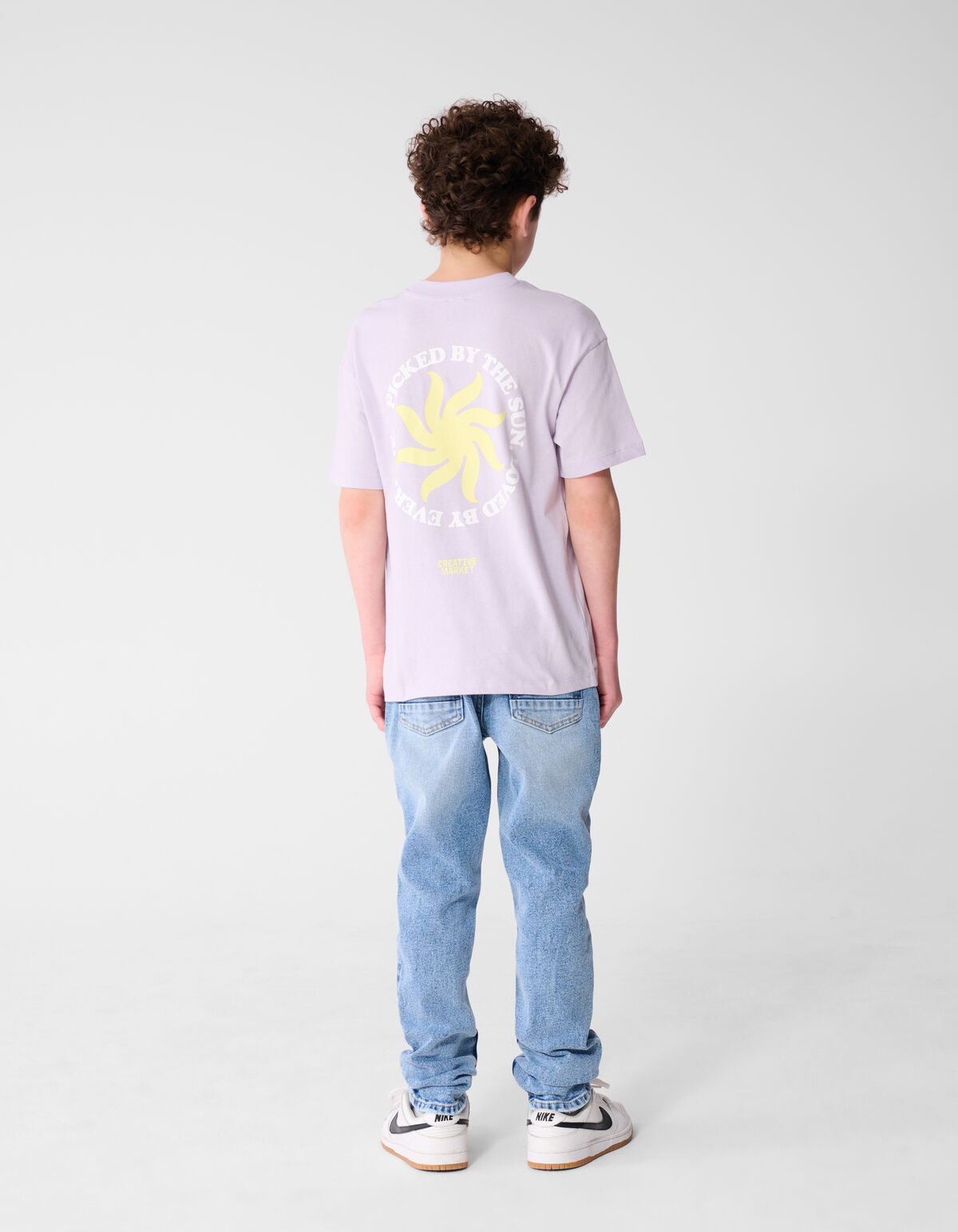 Market Artwork T-Shirt Hellviolett SHOEBY BOYS