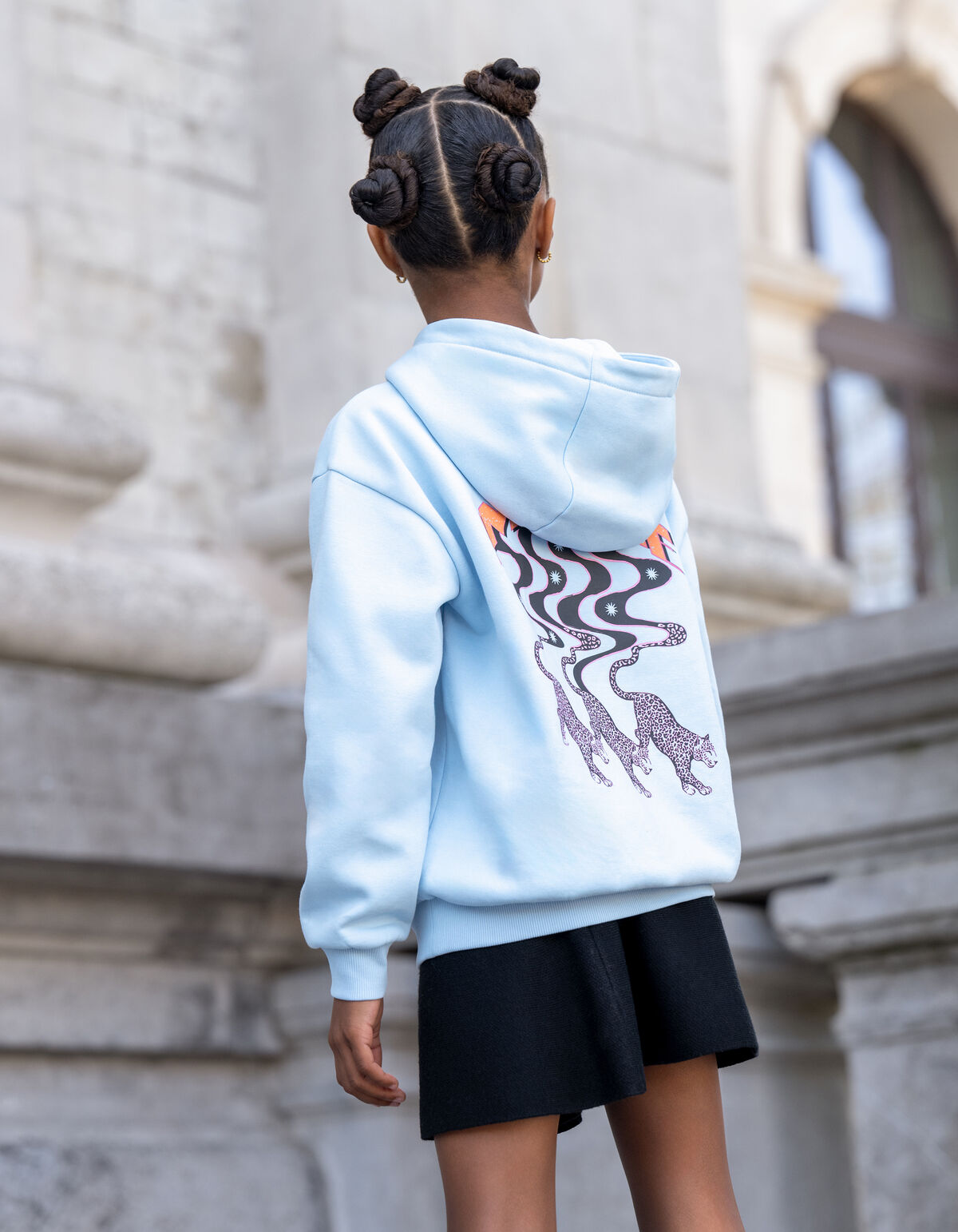 Imagine Artwork Hoodie Hellblau SHOEBY GIRLS