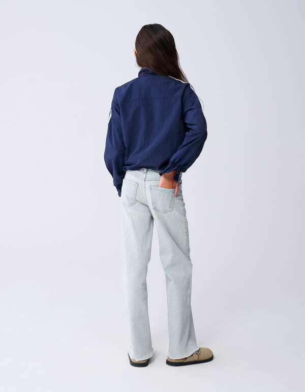 Kanten Bomberjacke Dunkelblau SHOEBY GIRLS