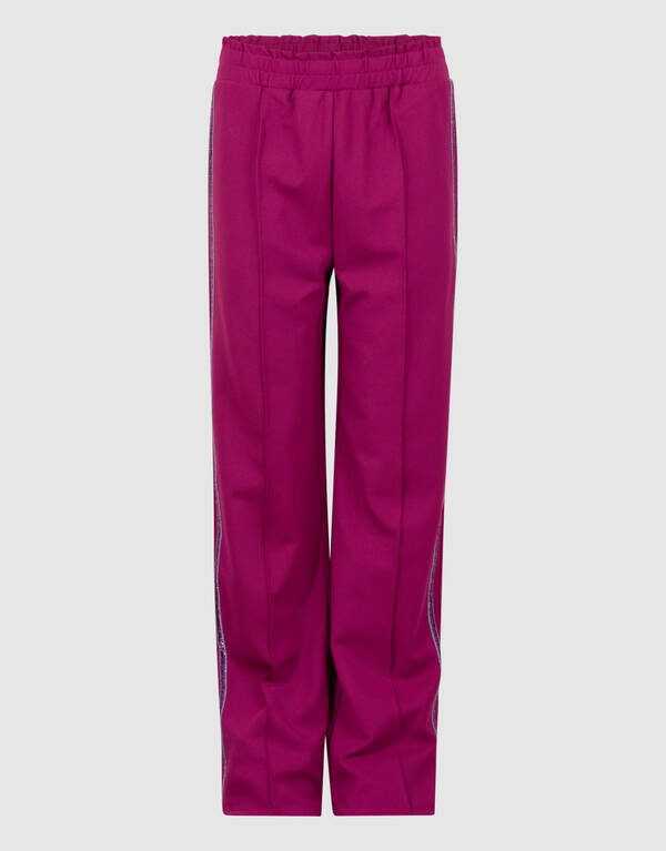 Hose mit weitem Bein und Glitzerstreifen in Rosa SHOEBY GIRLS