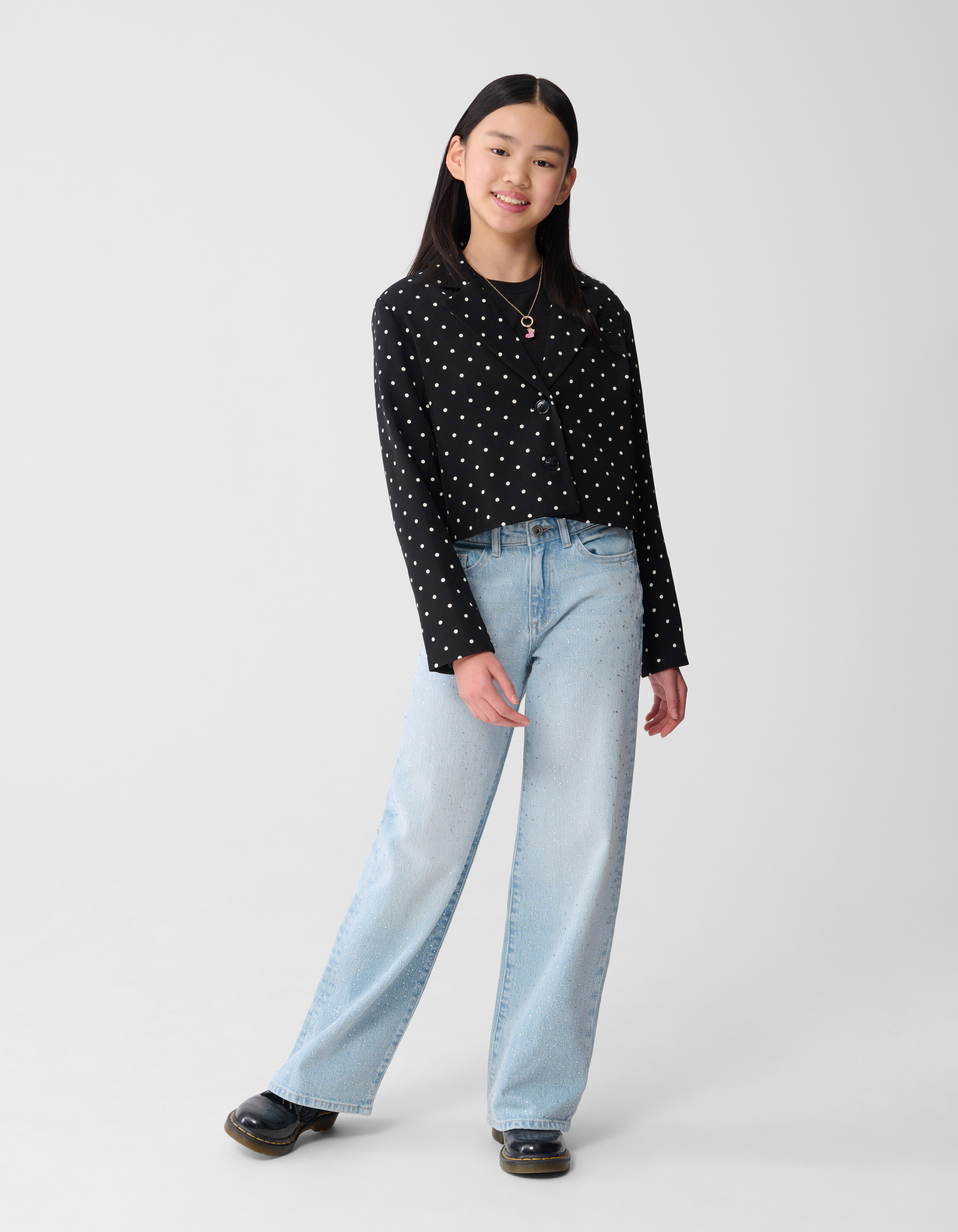 Dot Blazer Schwarz SHOEBY GIRLS