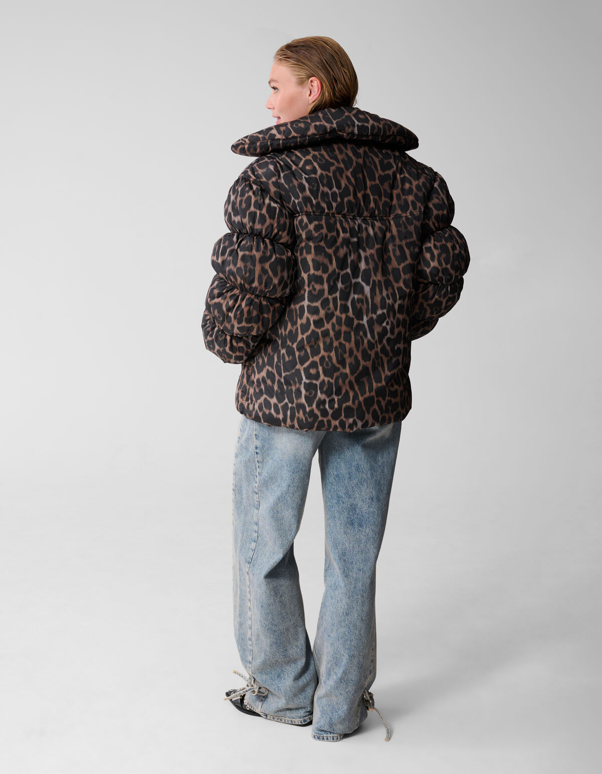 Leoparden-Steppjacke Braun SHOEBY WOMEN