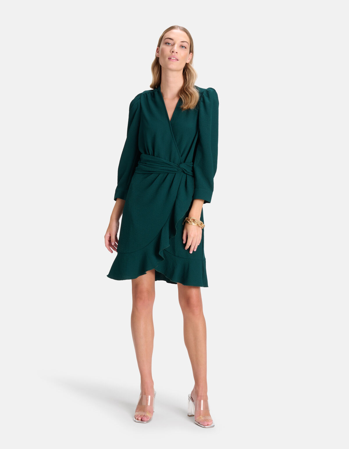 Drapiertes Kleid Grün von Fred SHOEBY WOMEN