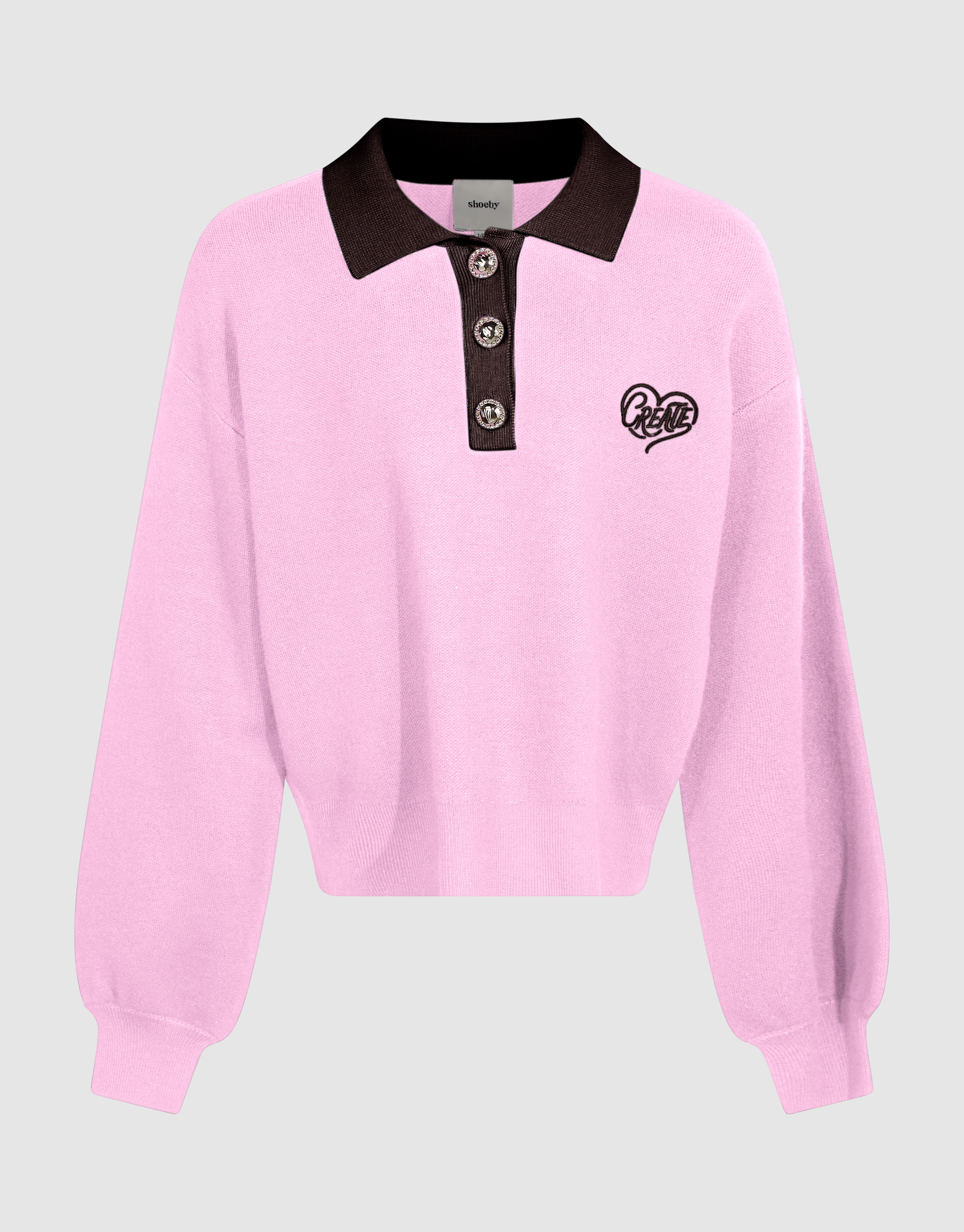 Create Strickpolo Rosa/Braun SHOEBY GIRLS