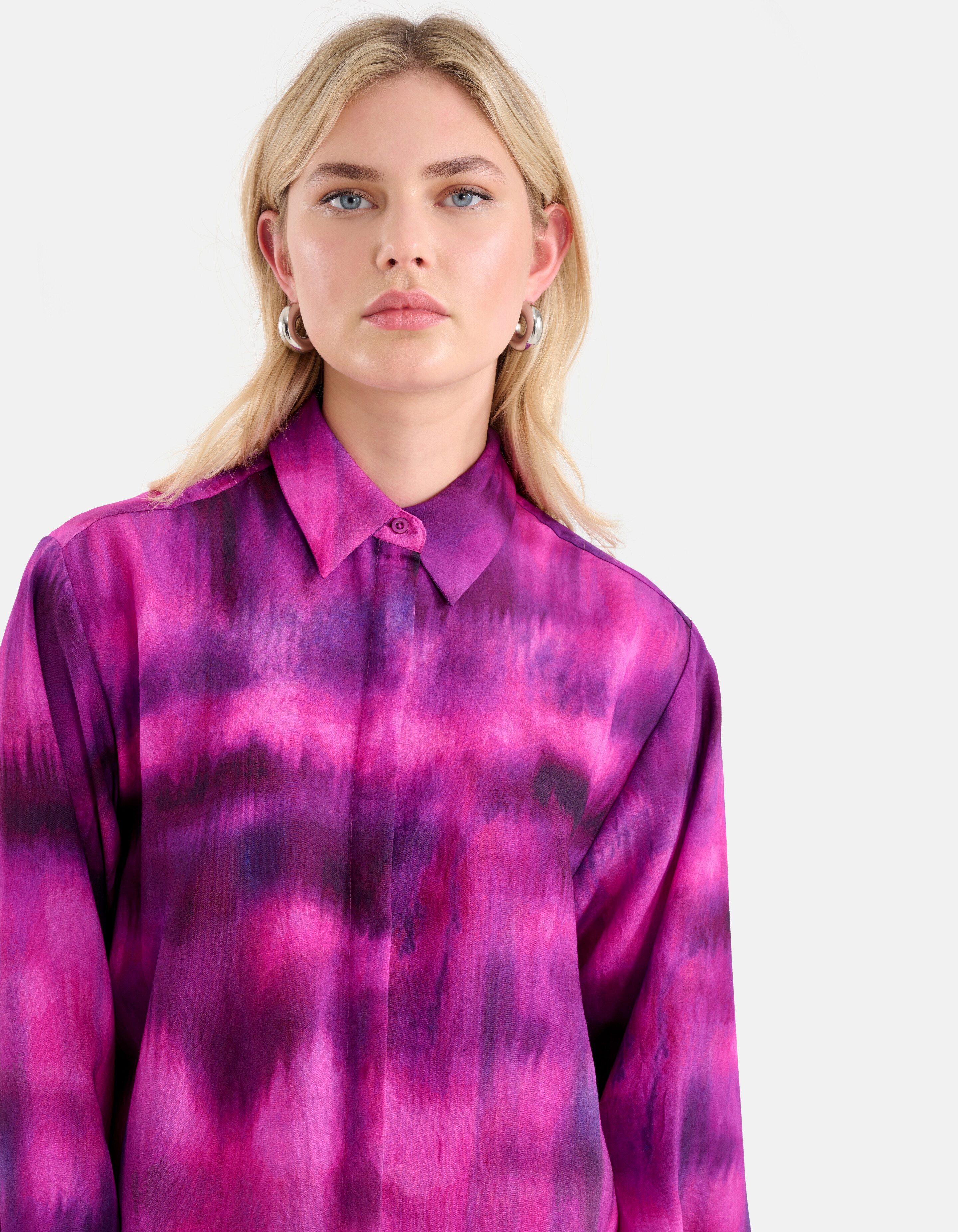 Blurry Stripe Bluse Rosa SHOEBY WOMEN