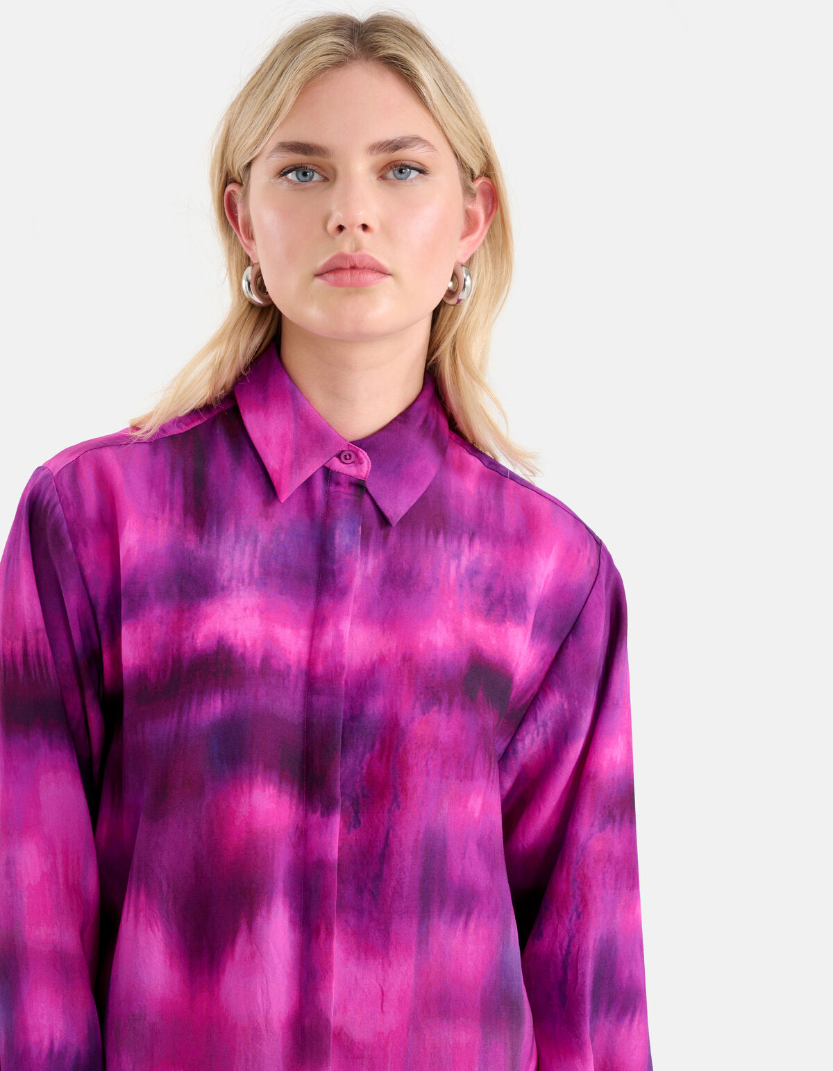 Blurry Stripe Bluse Rosa SHOEBY WOMEN