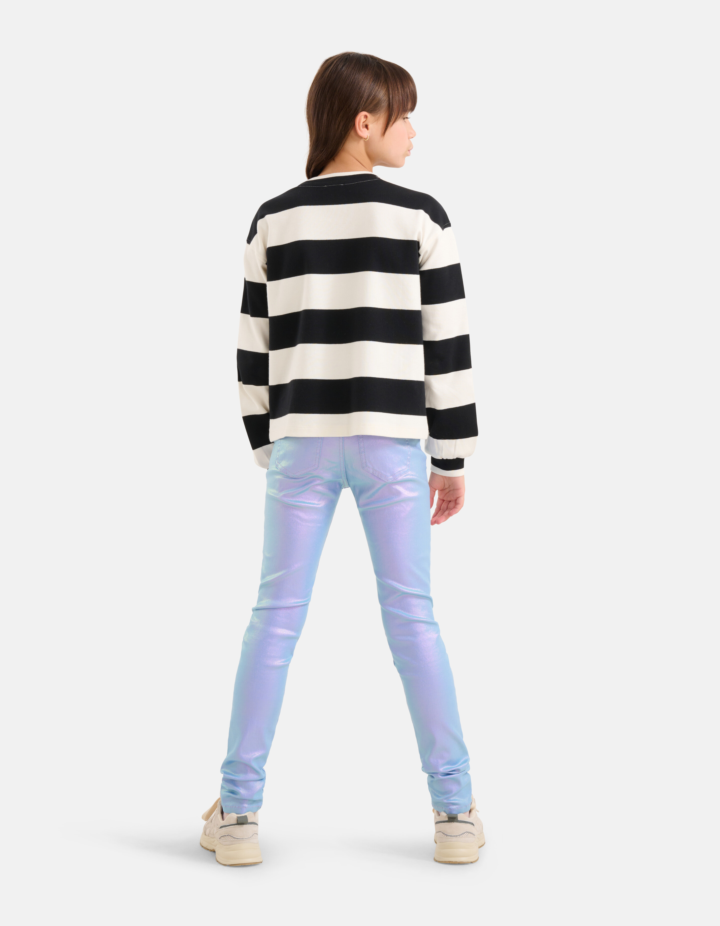 Holographisch beschichtete Treggings Hellviolett SHOEBY GIRLS
