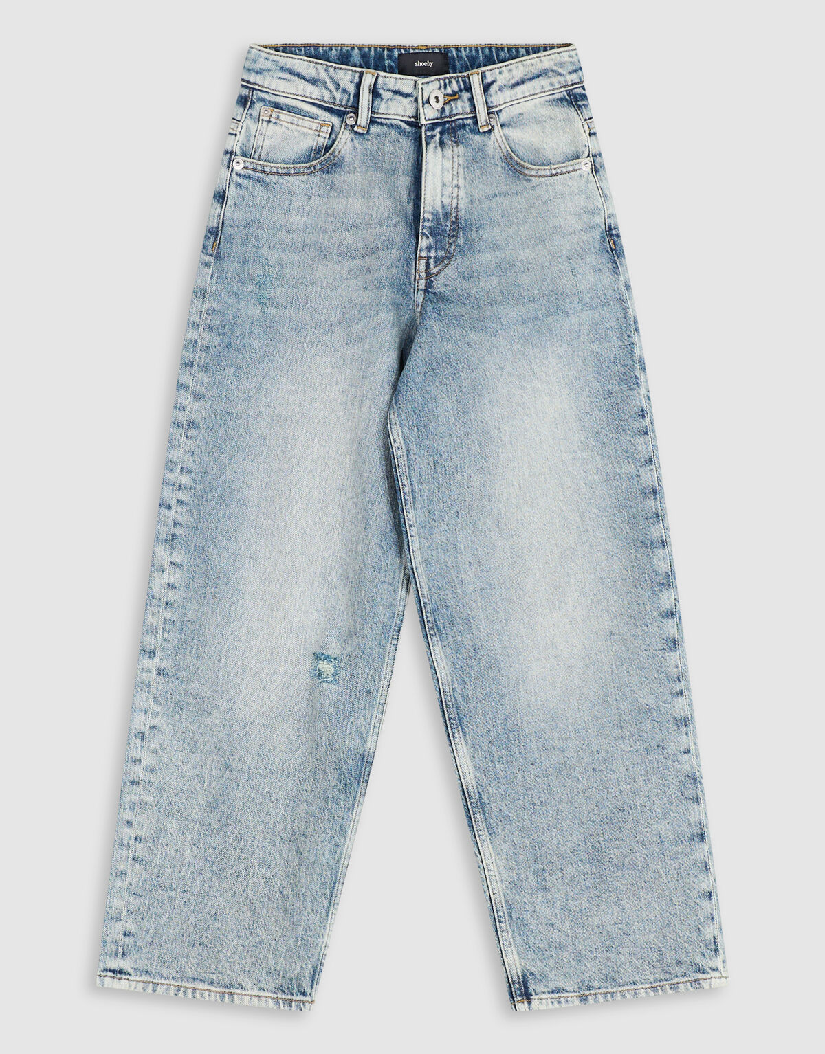 Jeans in Ultra-Baggy-Passform Blau SHOEBY BOYS