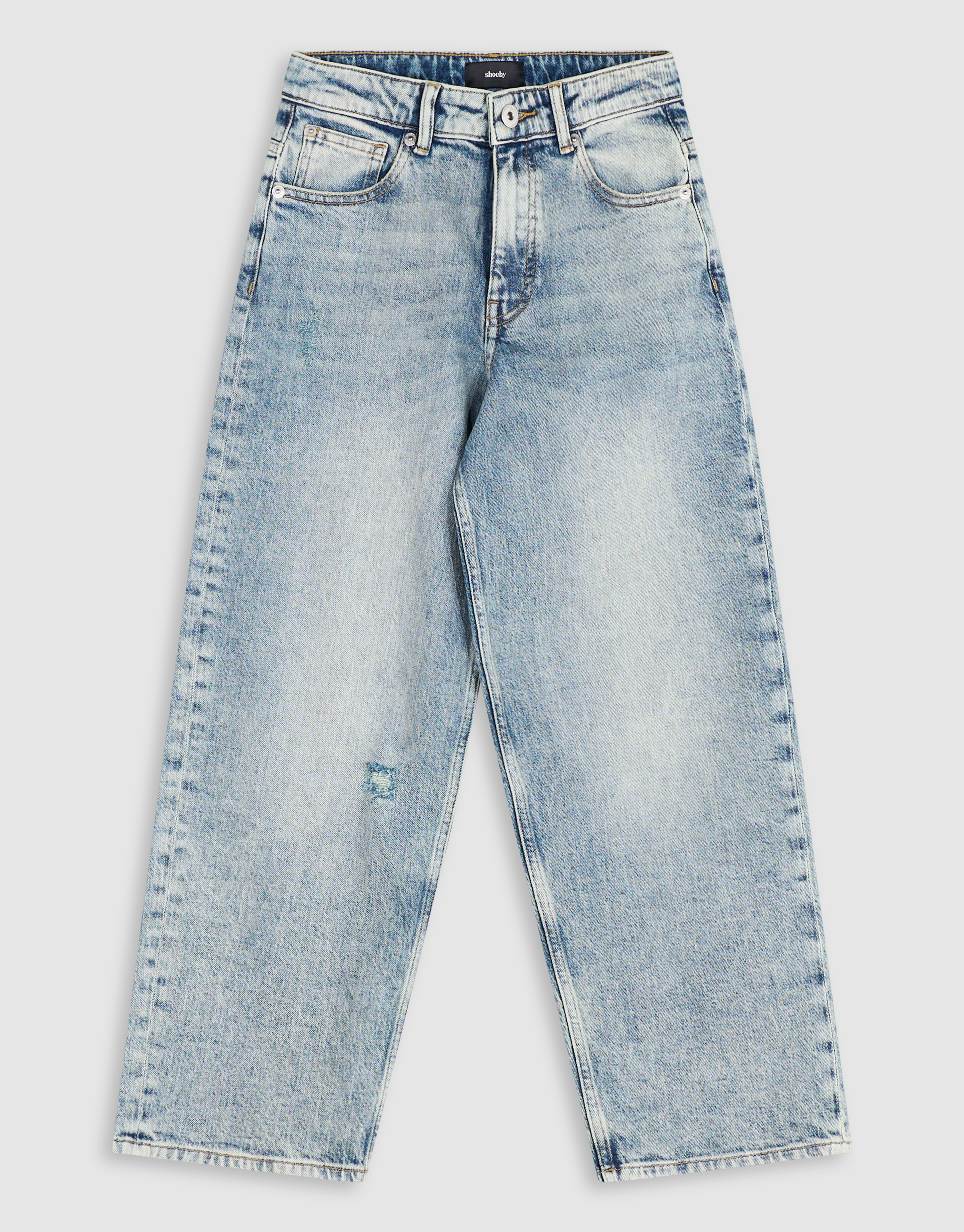 Jeans in Ultra-Baggy-Passform Blau SHOEBY BOYS