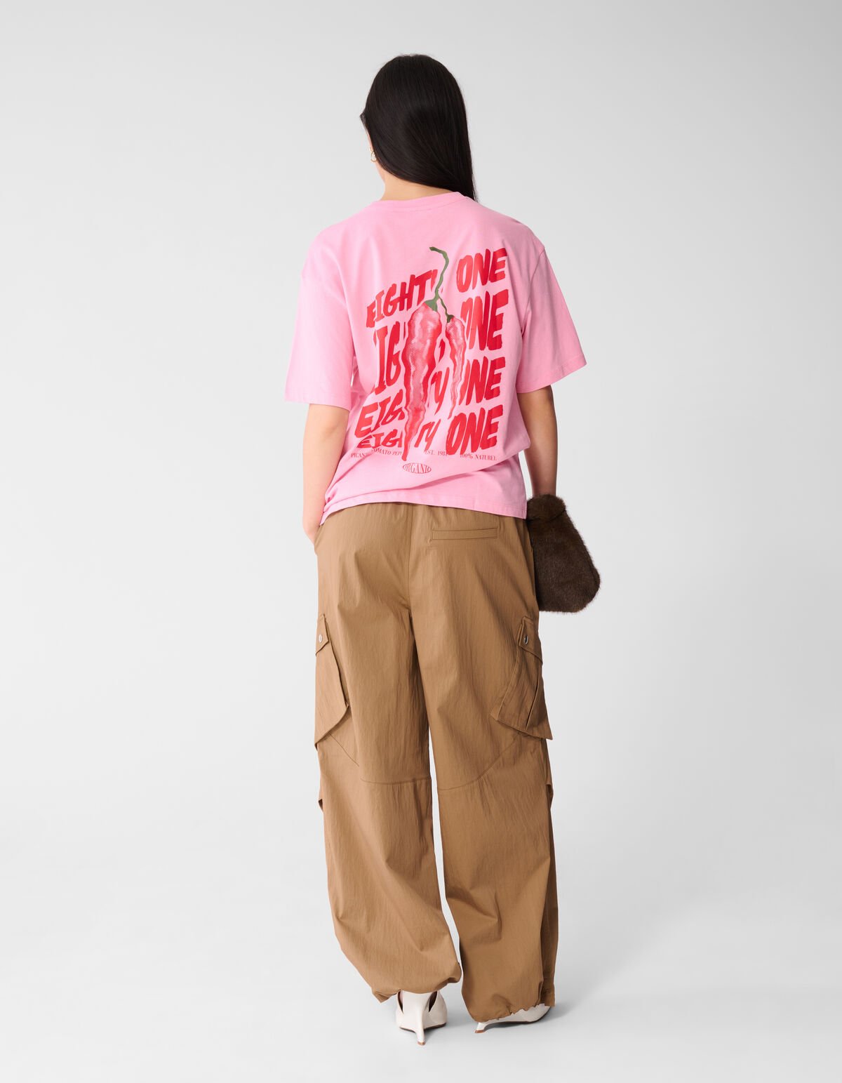 Pepper Artwork T-Shirt Rosa SHOEBY WOMEN