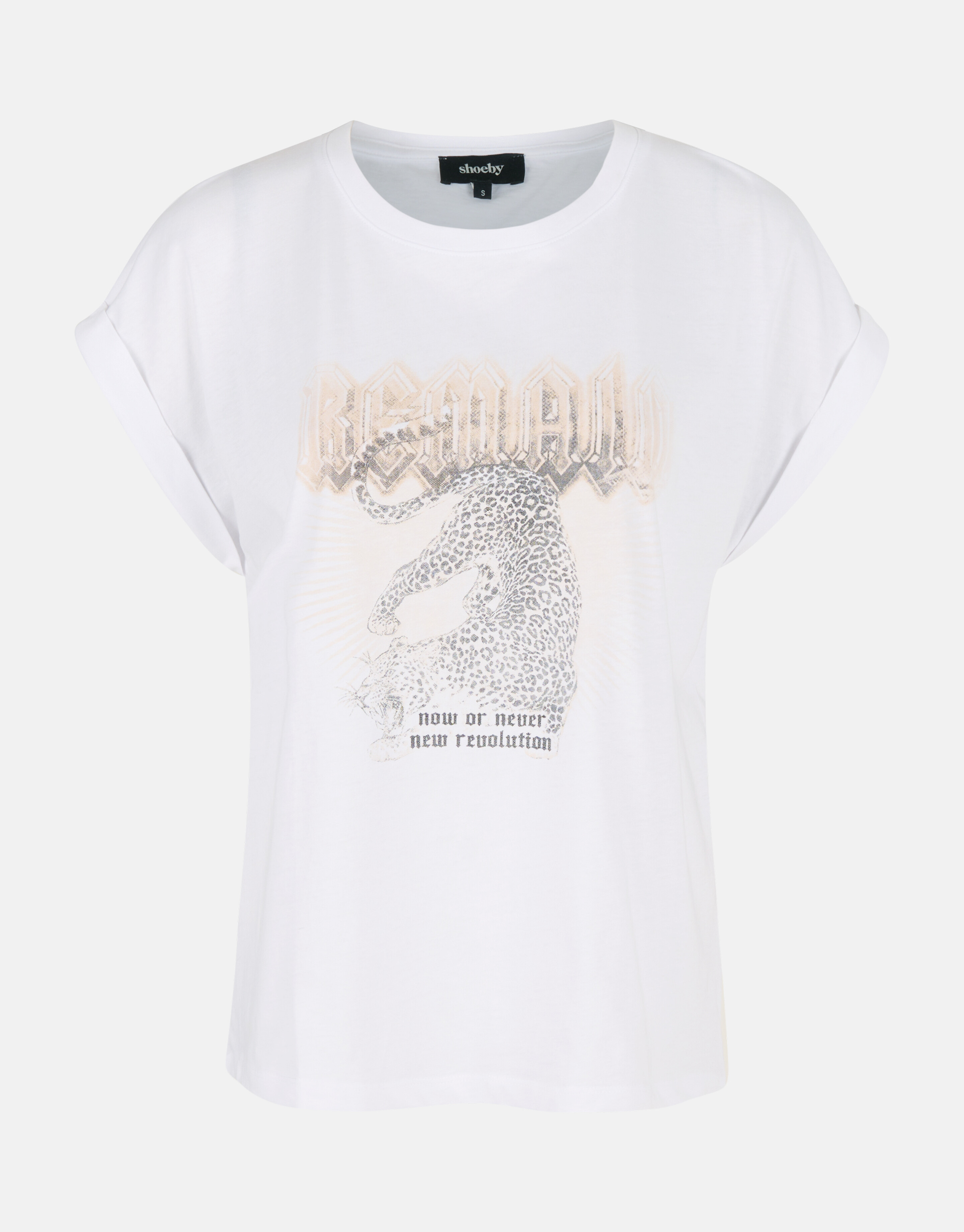 Bedrucktes T-shirt Weiß SHOEBY WOMEN