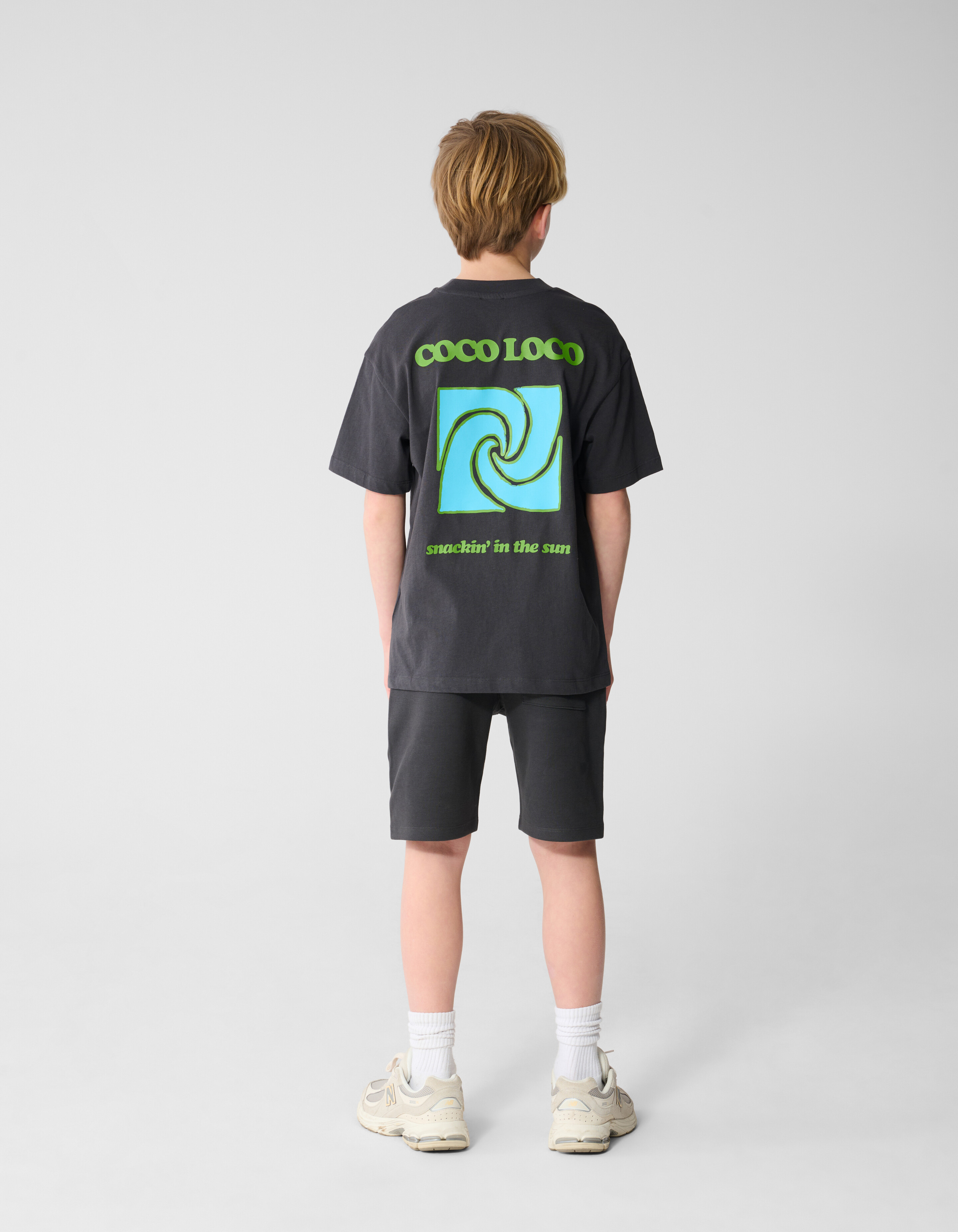 Coco Loco Artwork T-Shirt Dunkelgrau SHOEBY BOYS