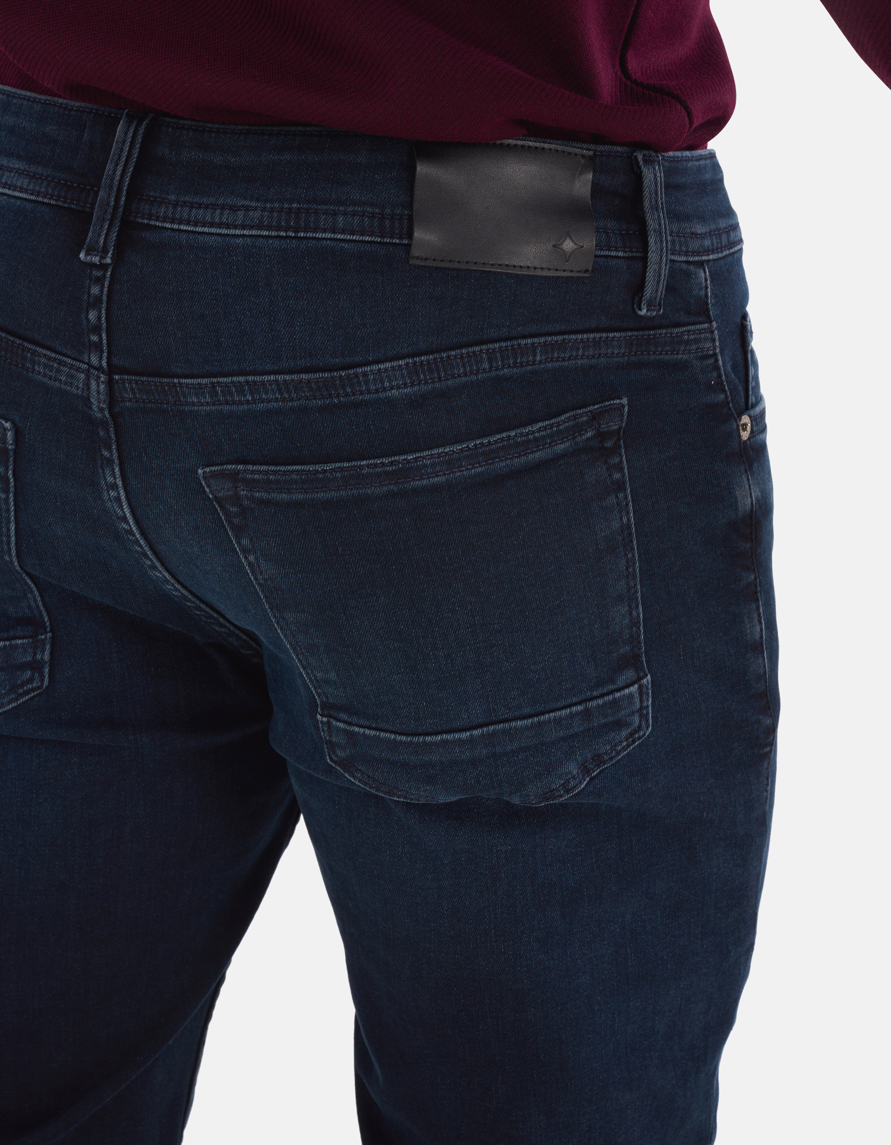 Slim Jeans Blau/Schwarz Länge 34 SHOEBY MEN