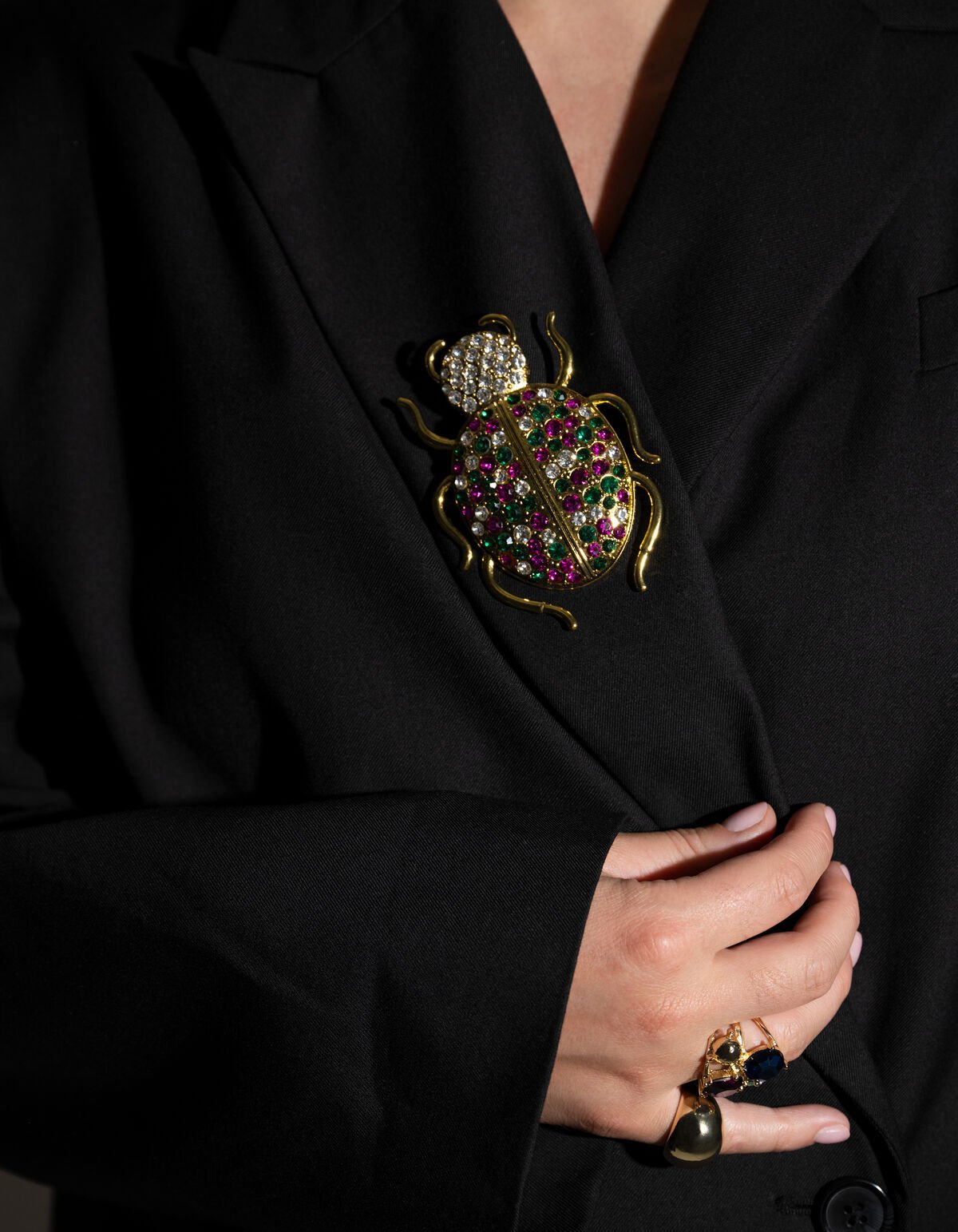 Käferbrosche Gold von Fred SHOEBY ACCESSOIRES