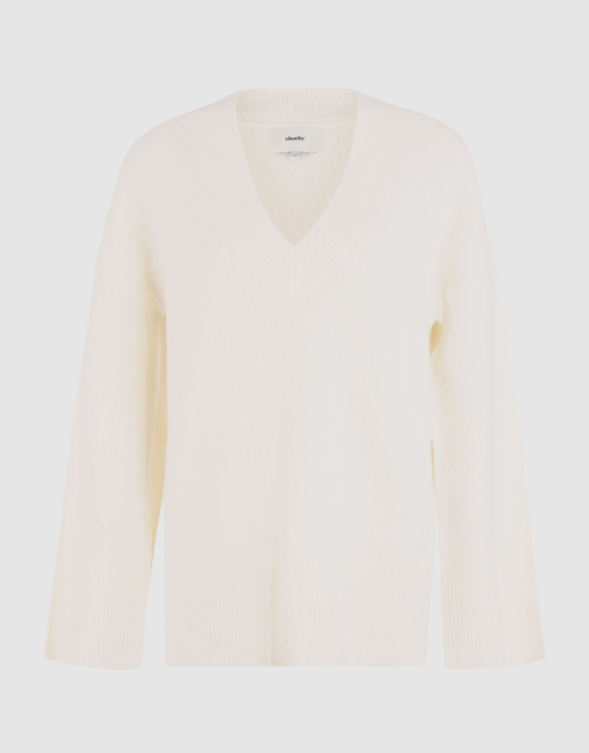 Pullover mit V-Ausschnitt Off White SHOEBY WOMEN