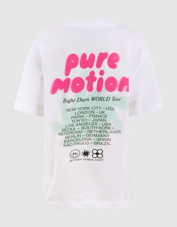 Tour Artwork T-Shirt Wei&szlig; SHOEBY BOYS