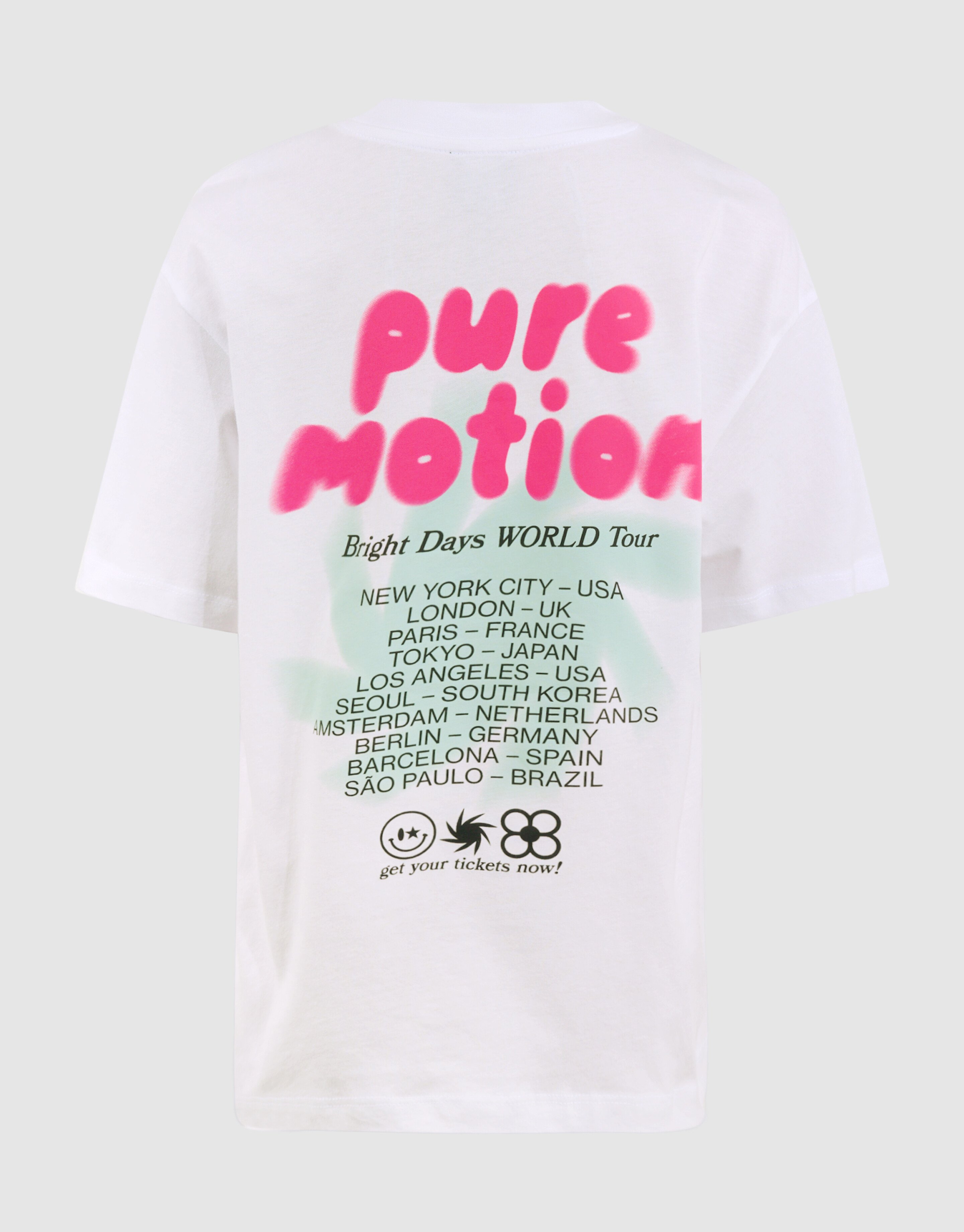 Tour Artwork T-Shirt Wei&szlig; SHOEBY BOYS