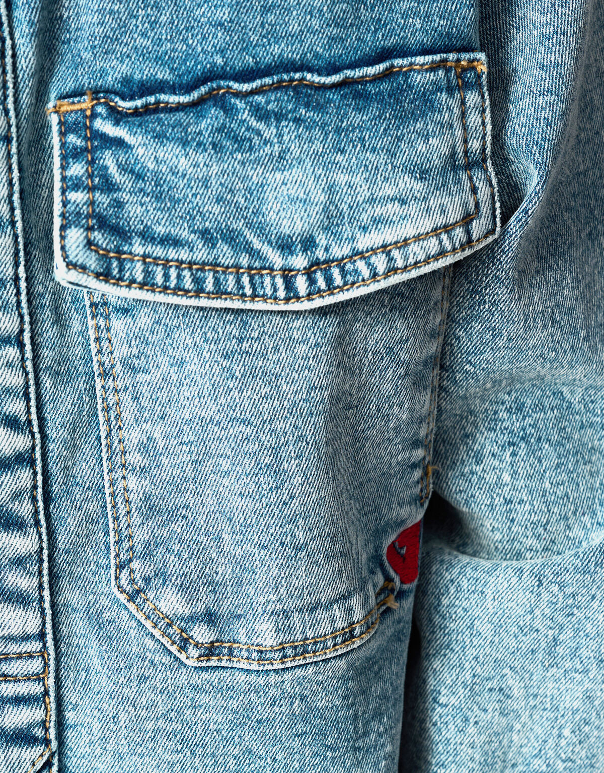 Denim-Overshirt Hellblau von Vingino SHOEBY BOYS