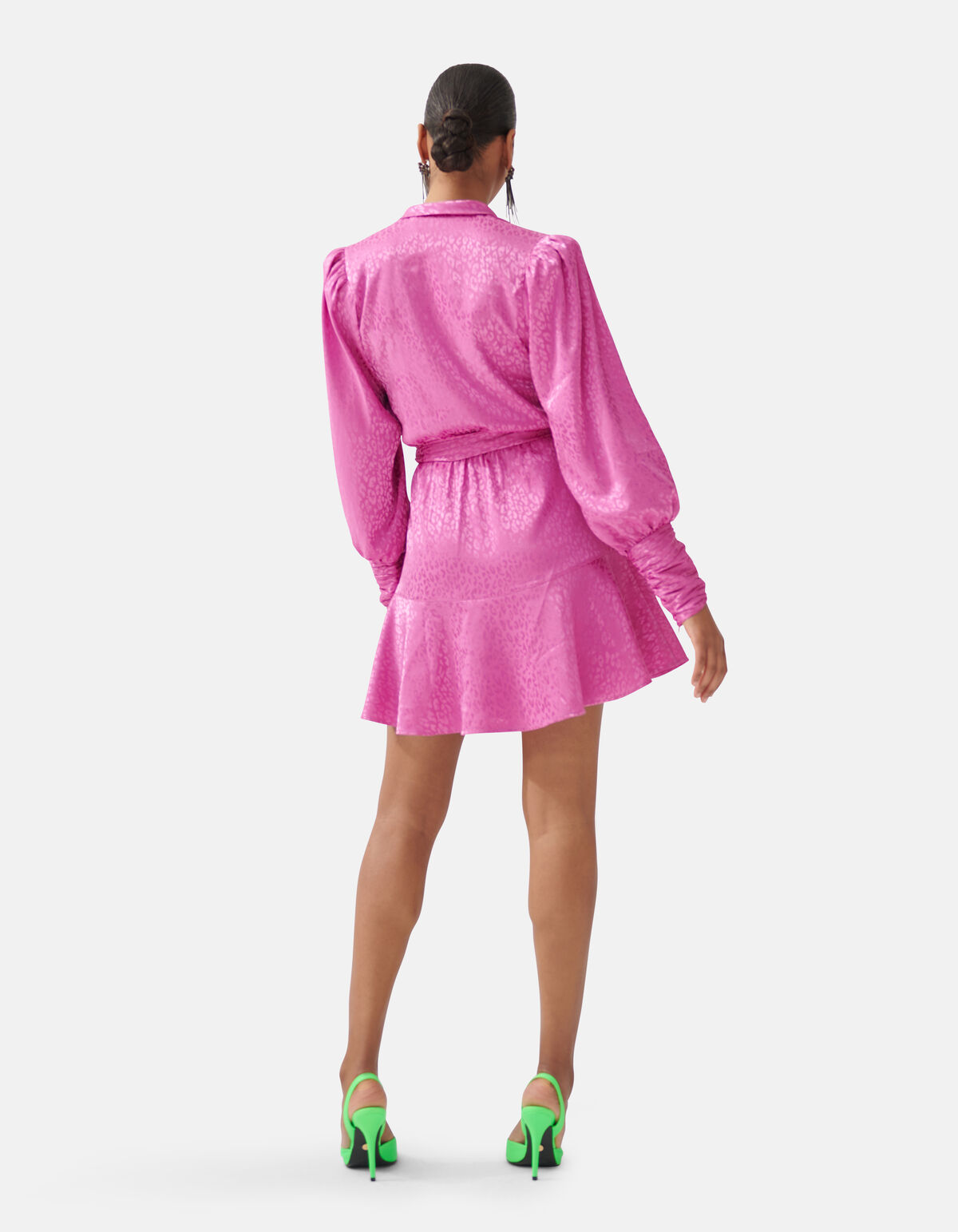 Jacquard-Wickelkleid Rosa SHOEBY WOMEN