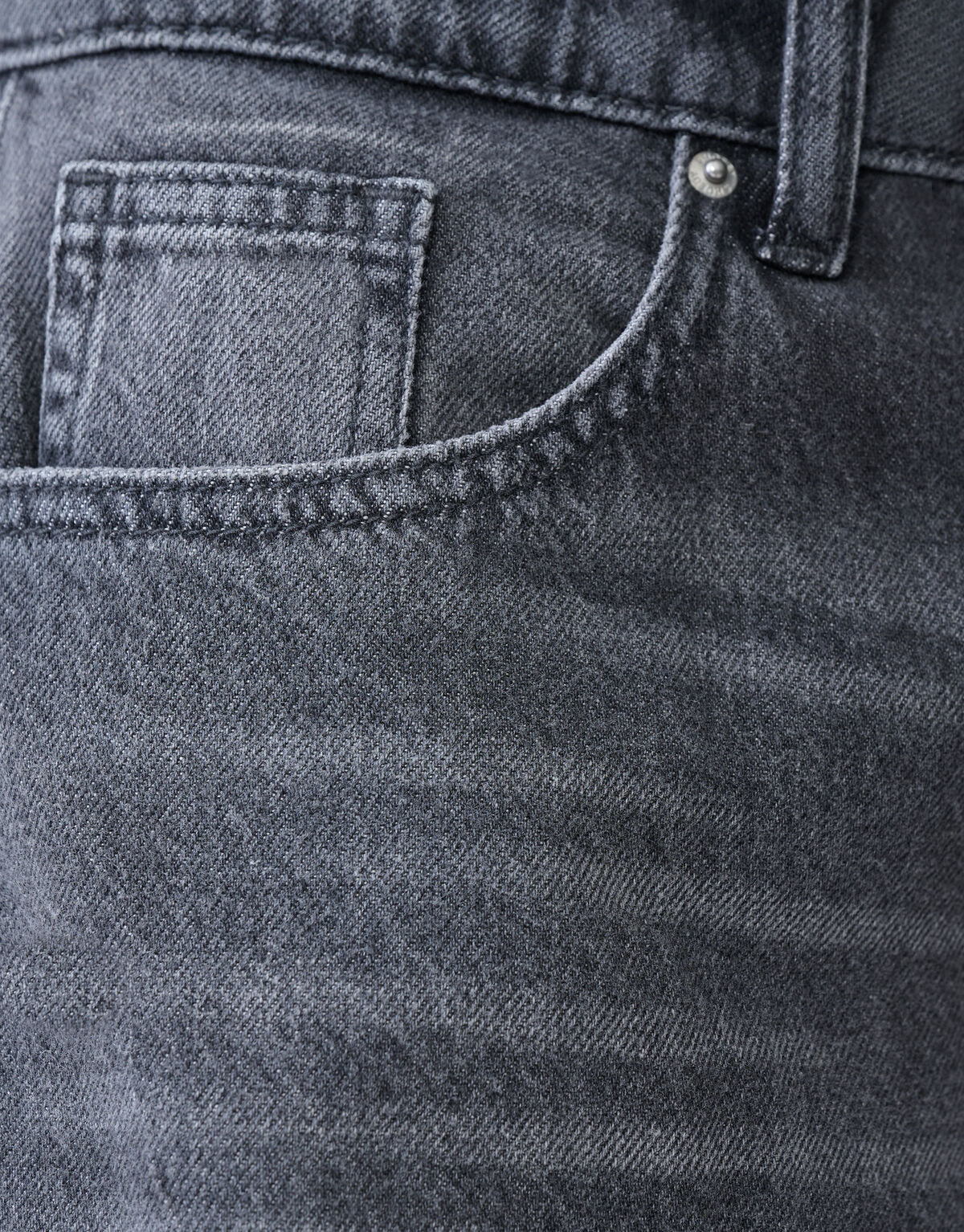 Weit geschnittene Jeans Grau SHOEBY WOMEN