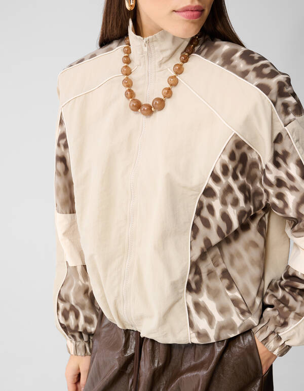 Sportlicher Leopard-Mix Jack Beige SHOEBY WOMEN