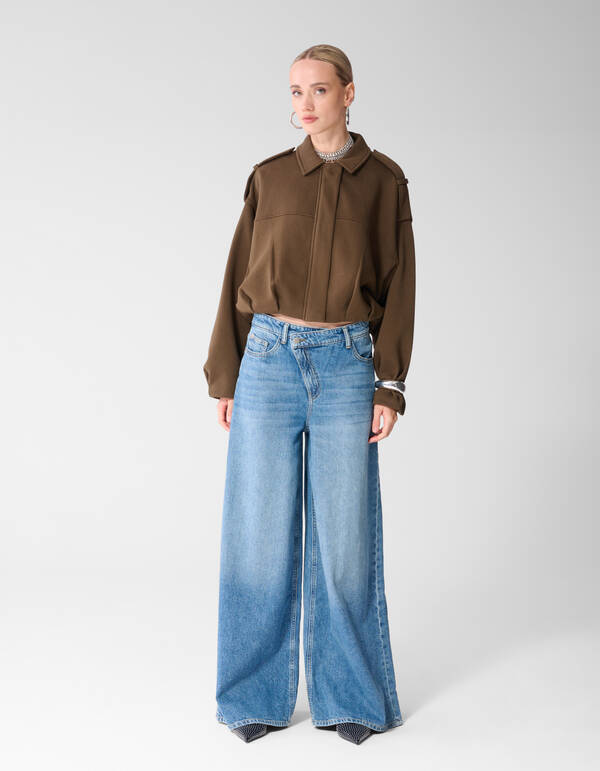 Jeans mit asymmetrischer, extrem weit geschnittene SHOEBY WOMEN