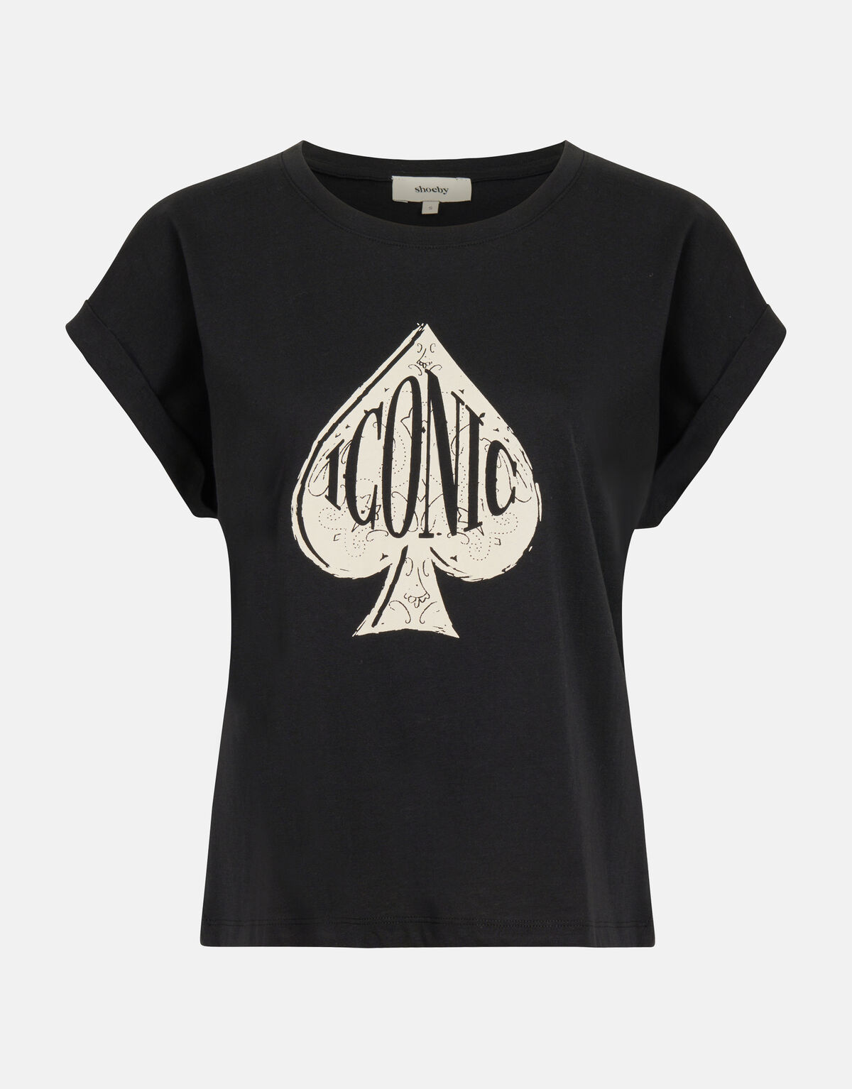 Artwork T-shirt Schwarz SHOEBY WOMEN