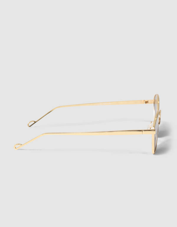 Kleine Sonnenbrille Gold SHOEBY ACCESSOIRES
