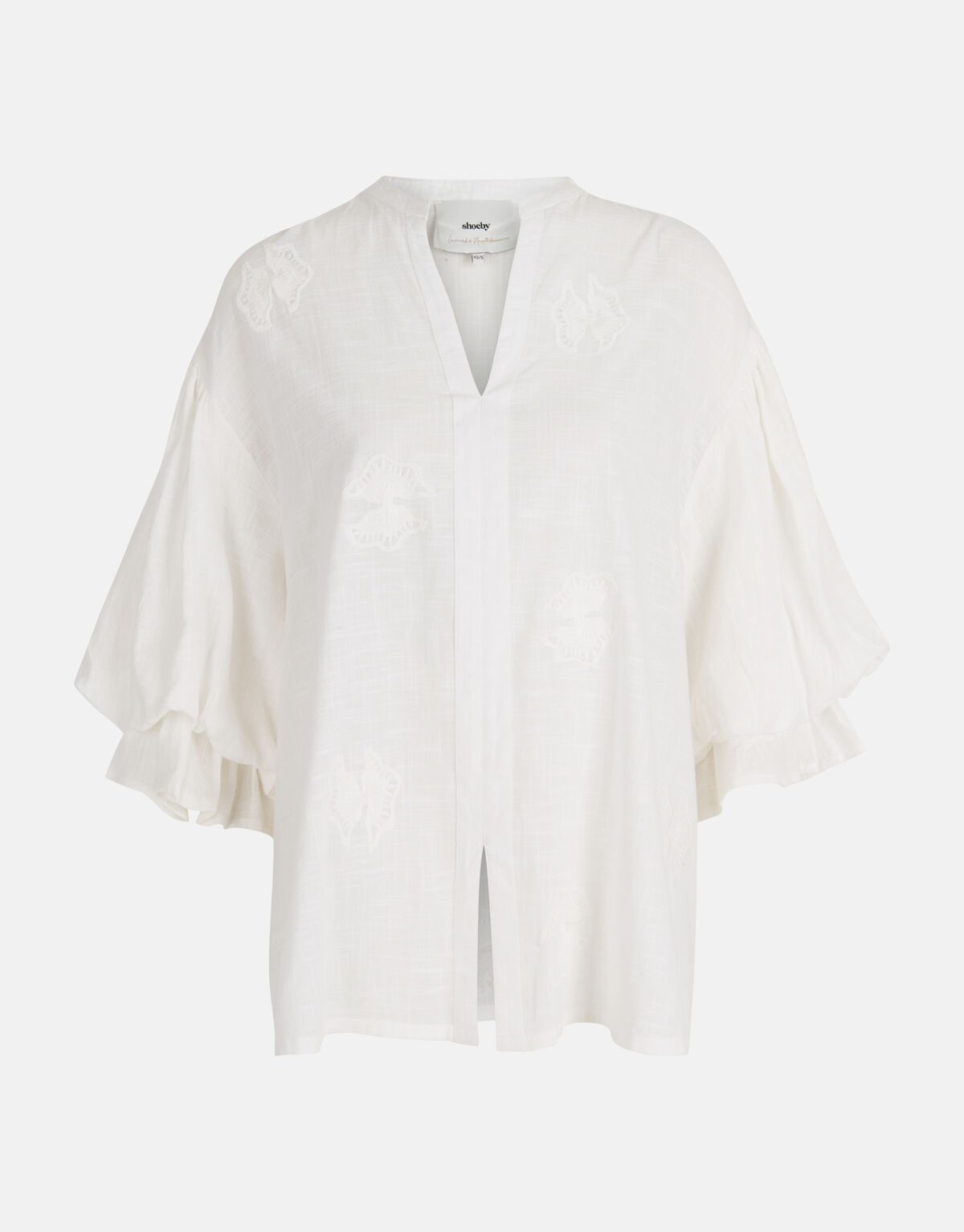 Stickerei Bluse Off White By Lonneke SHOEBY WOMEN