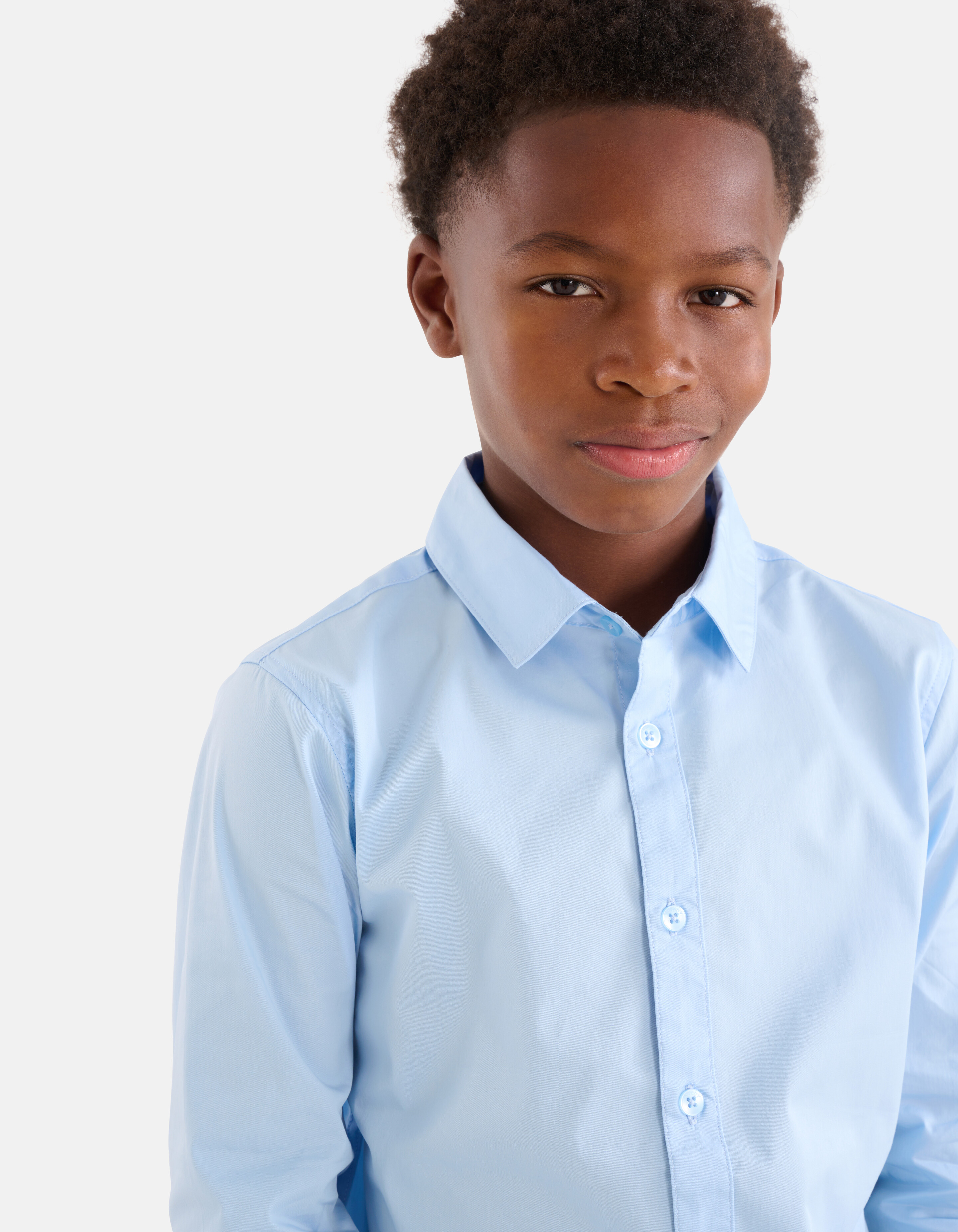 Basic Shirt Hellblau SHOEBY BOYS