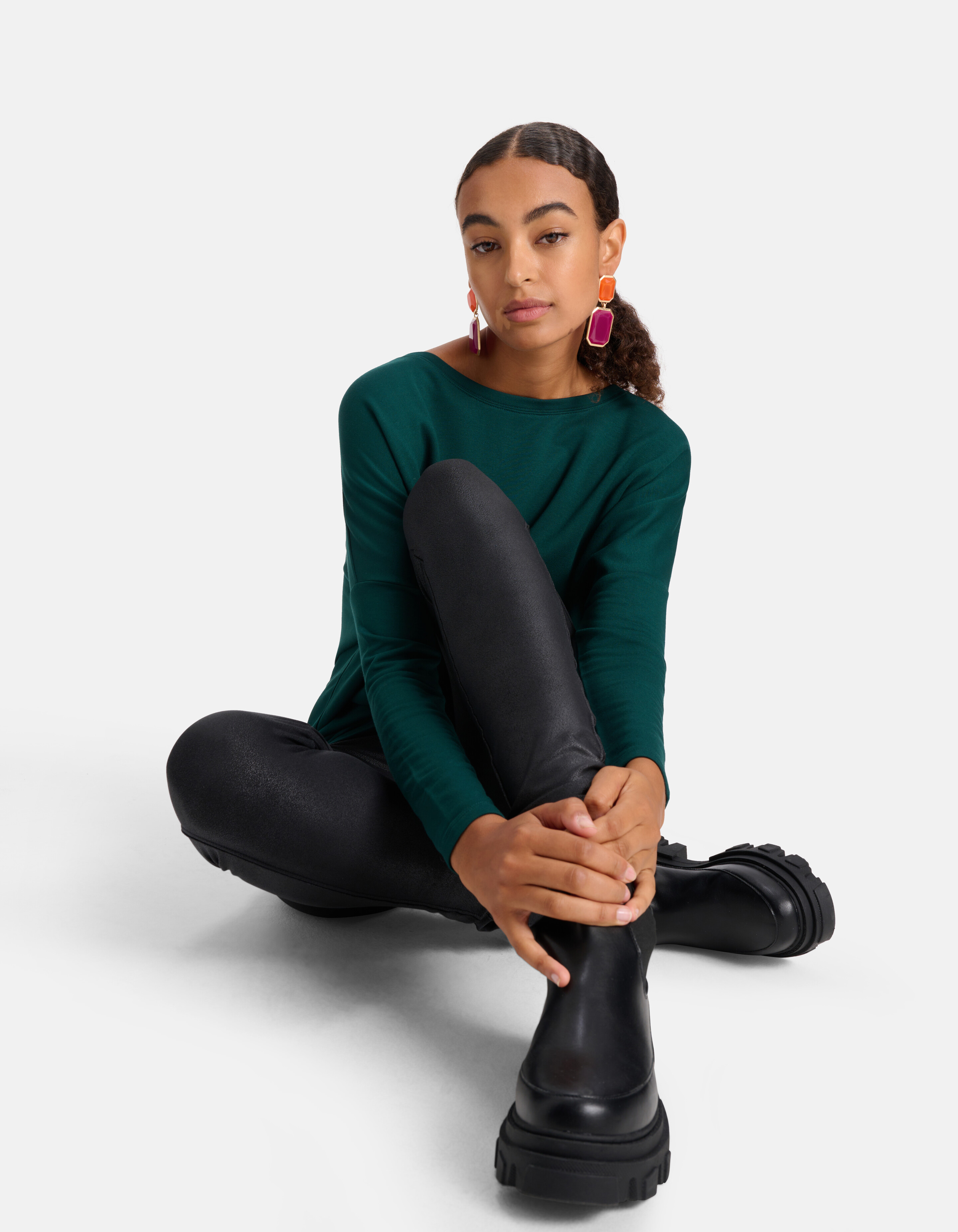 Treggings Schwarz Eksept