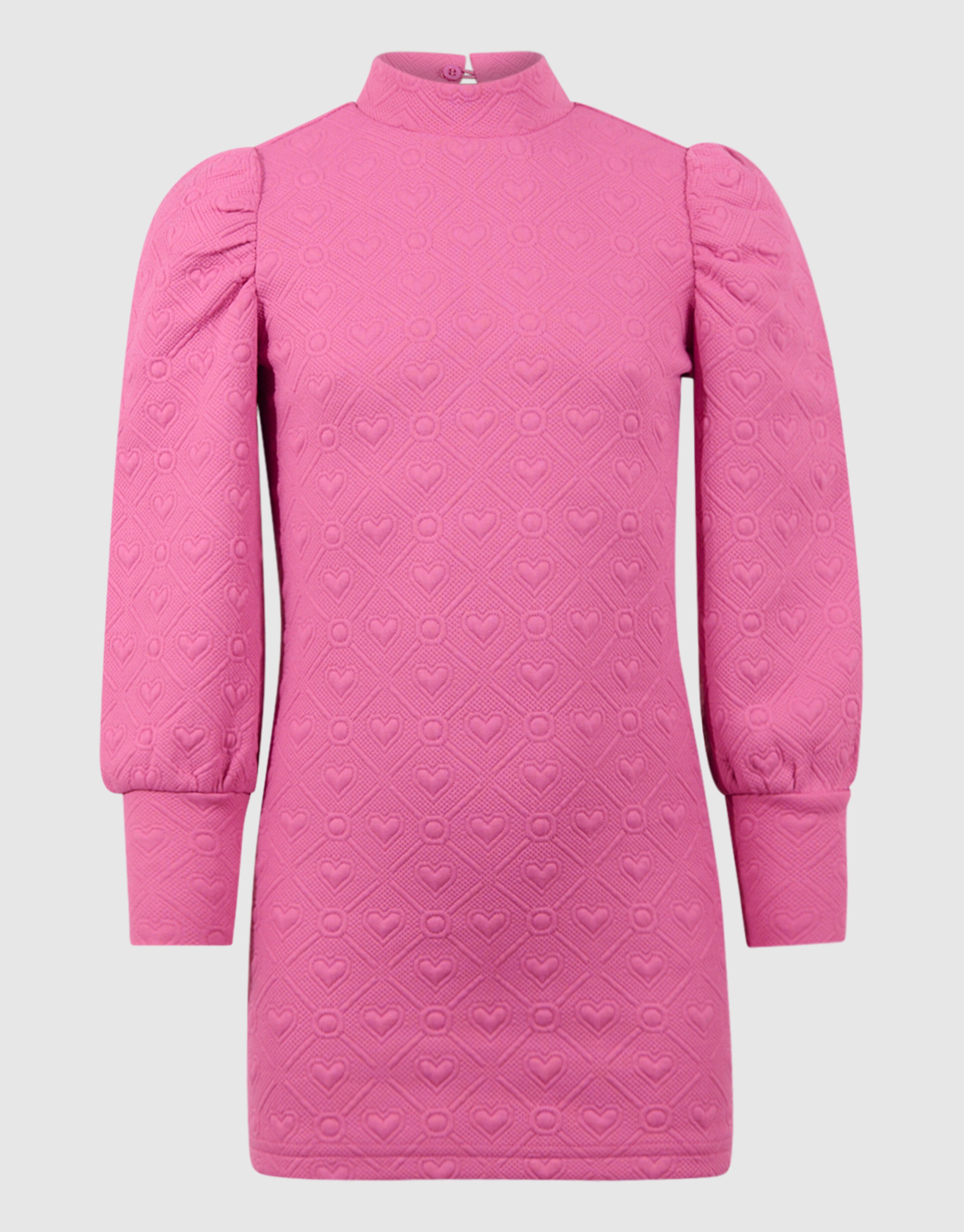 Jacquard Mini Kleid Rosa SHOEBY GIRLS