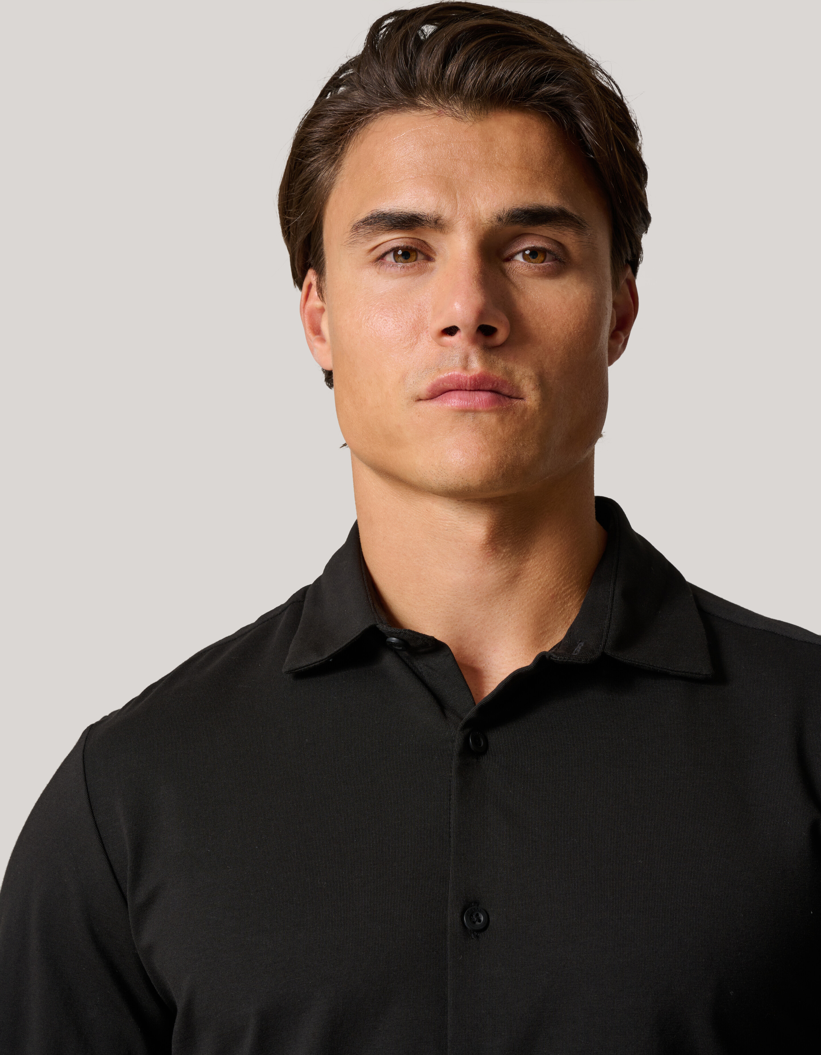 Jersey-T-Shirt Schwarz SHOEBY MEN