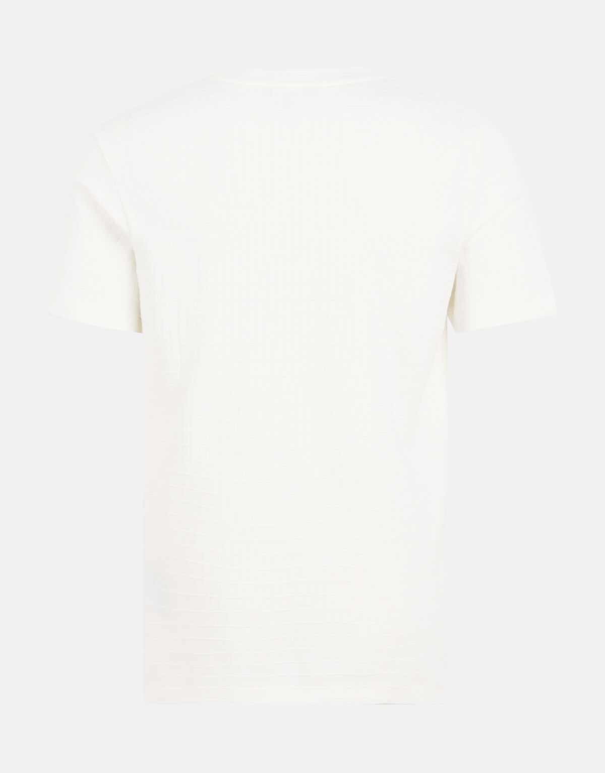 Structuur T-shirt Wit SHOEBY MEN