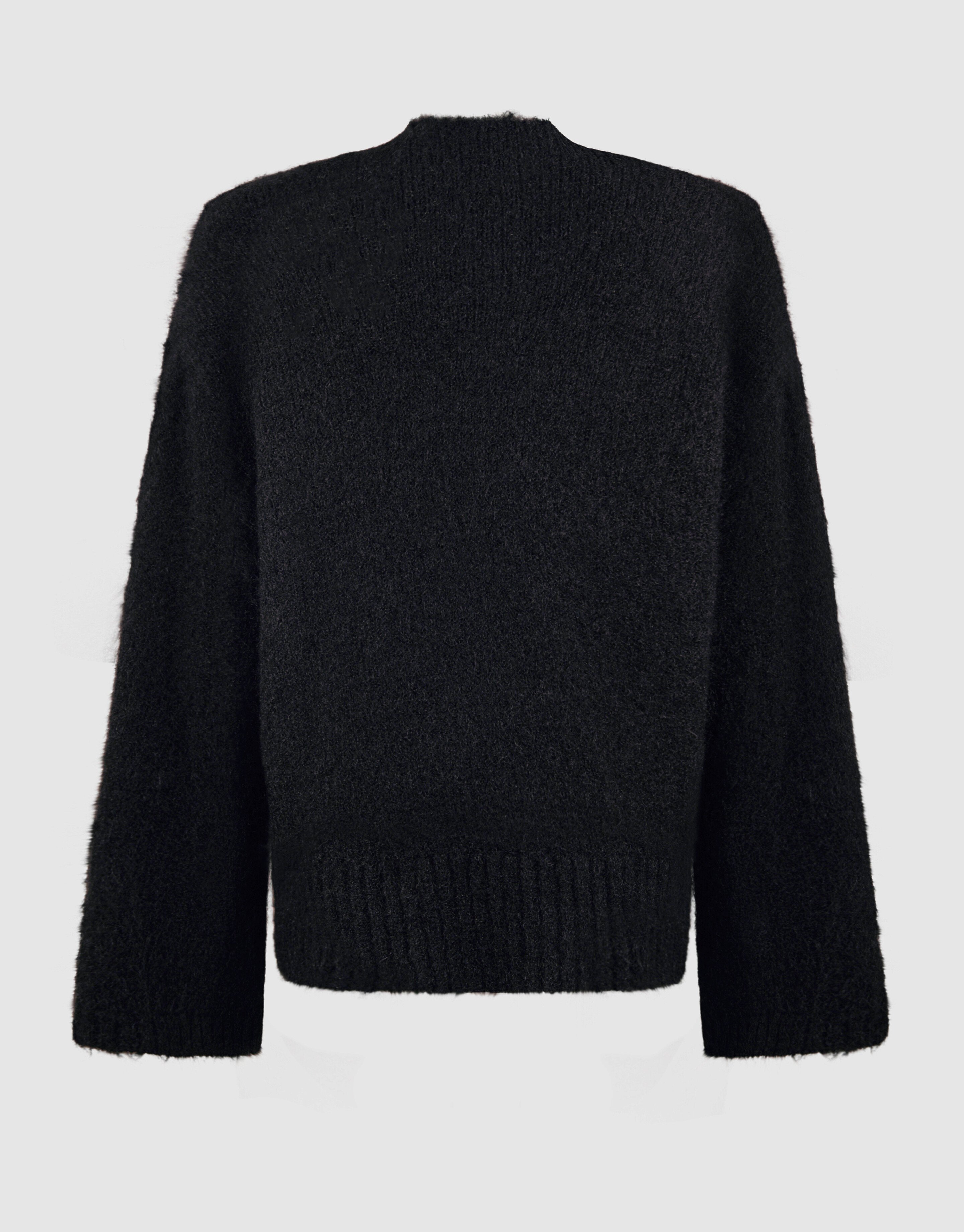 Flauschiger Oversized Pullover Schwarz von Monica SHOEBY WOMEN