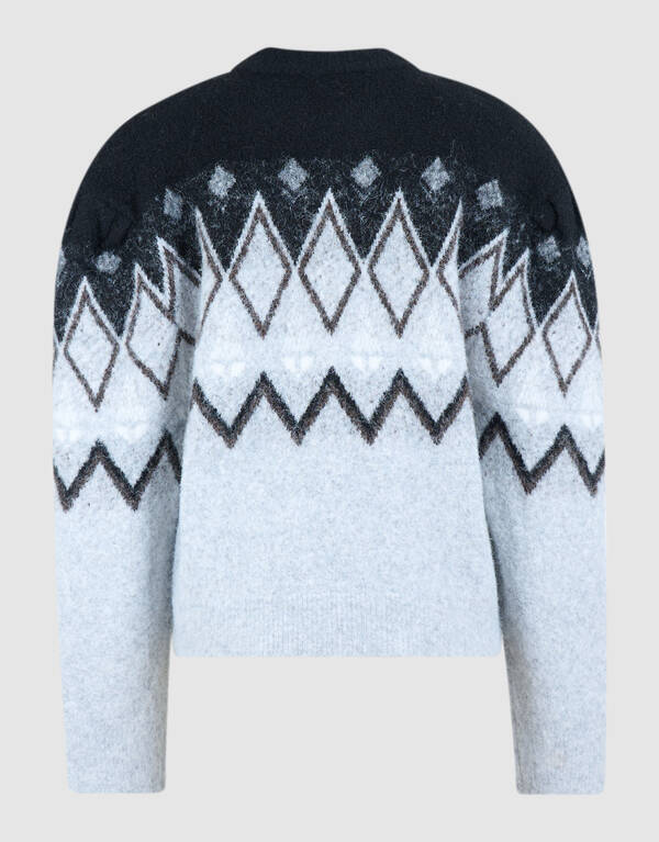 Studio Zigzag Pullover Hellgrau SHOEBY WOMEN
