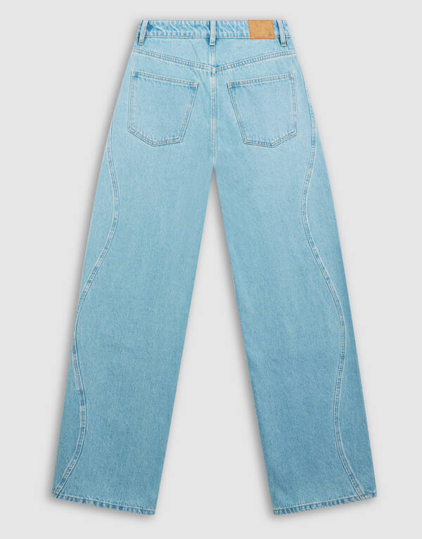 Swirl Barrel Fit Jeans Blau SHOEBY WOMEN