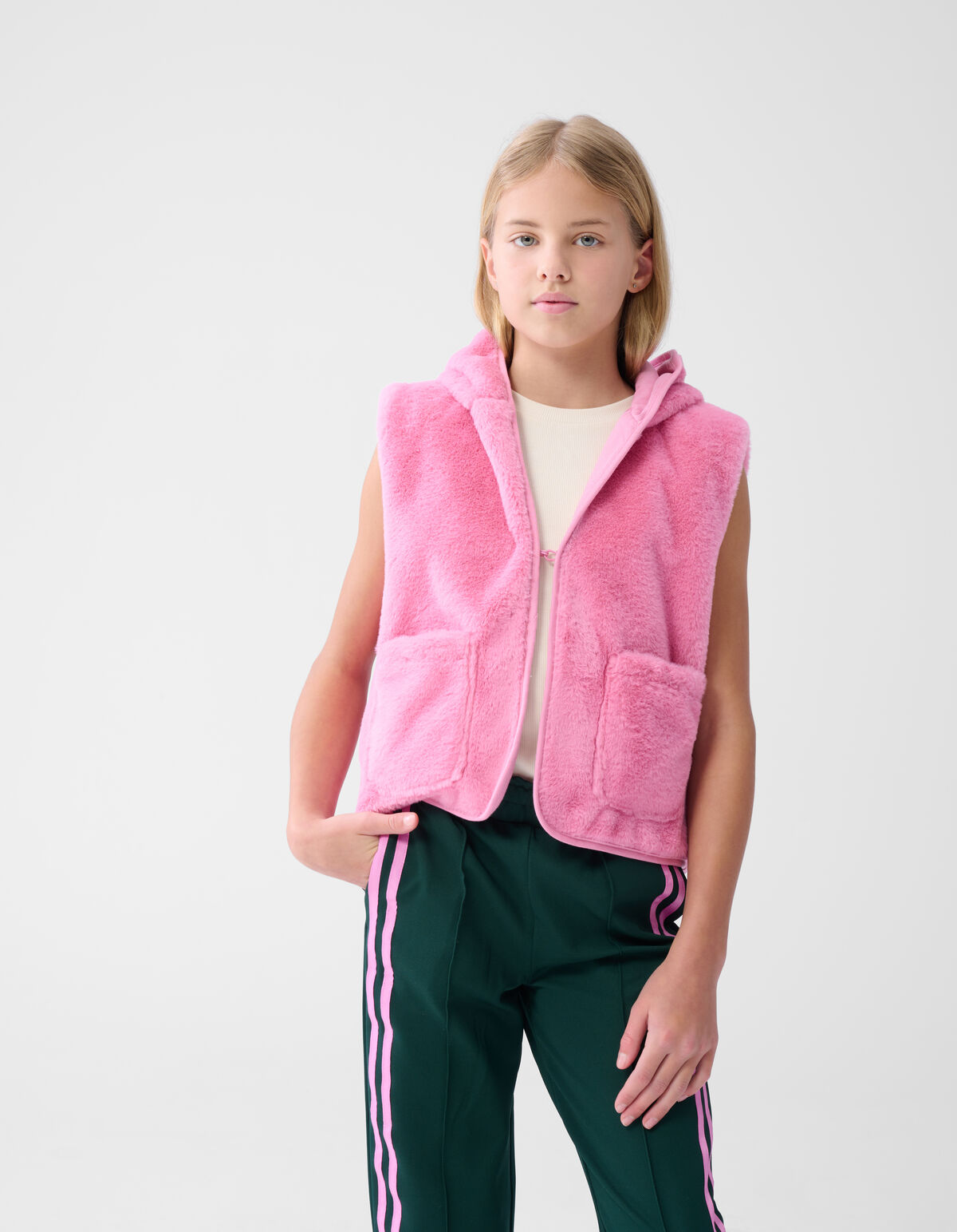 Pelzgilet Rosa SHOEBY GIRLS