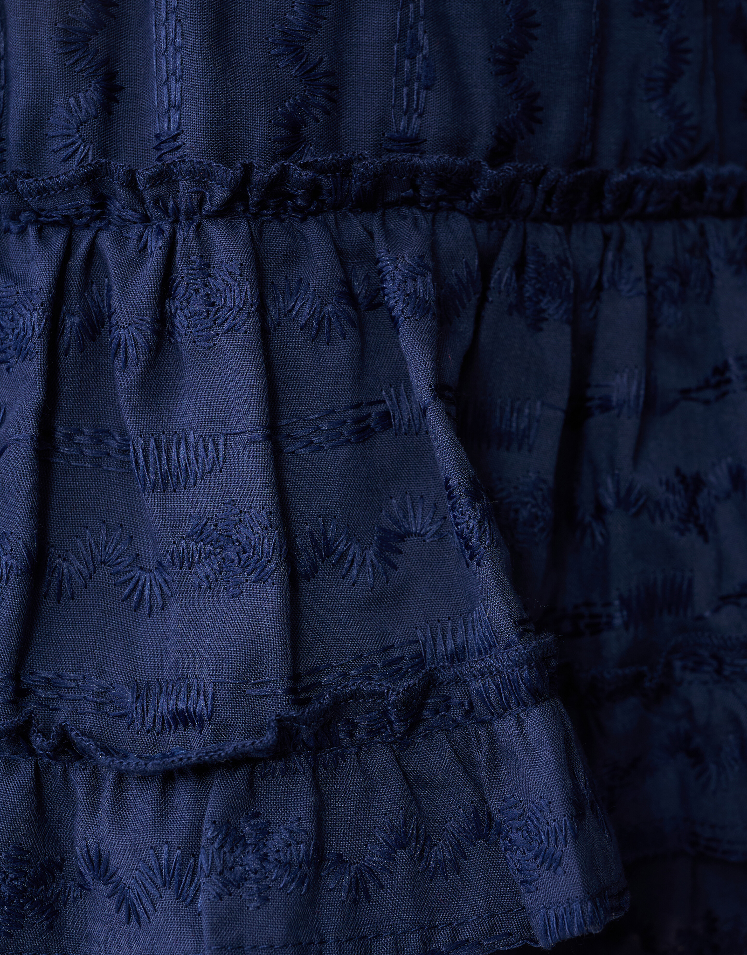 Bestickter Minirock Dunkelblau SHOEBY GIRLS