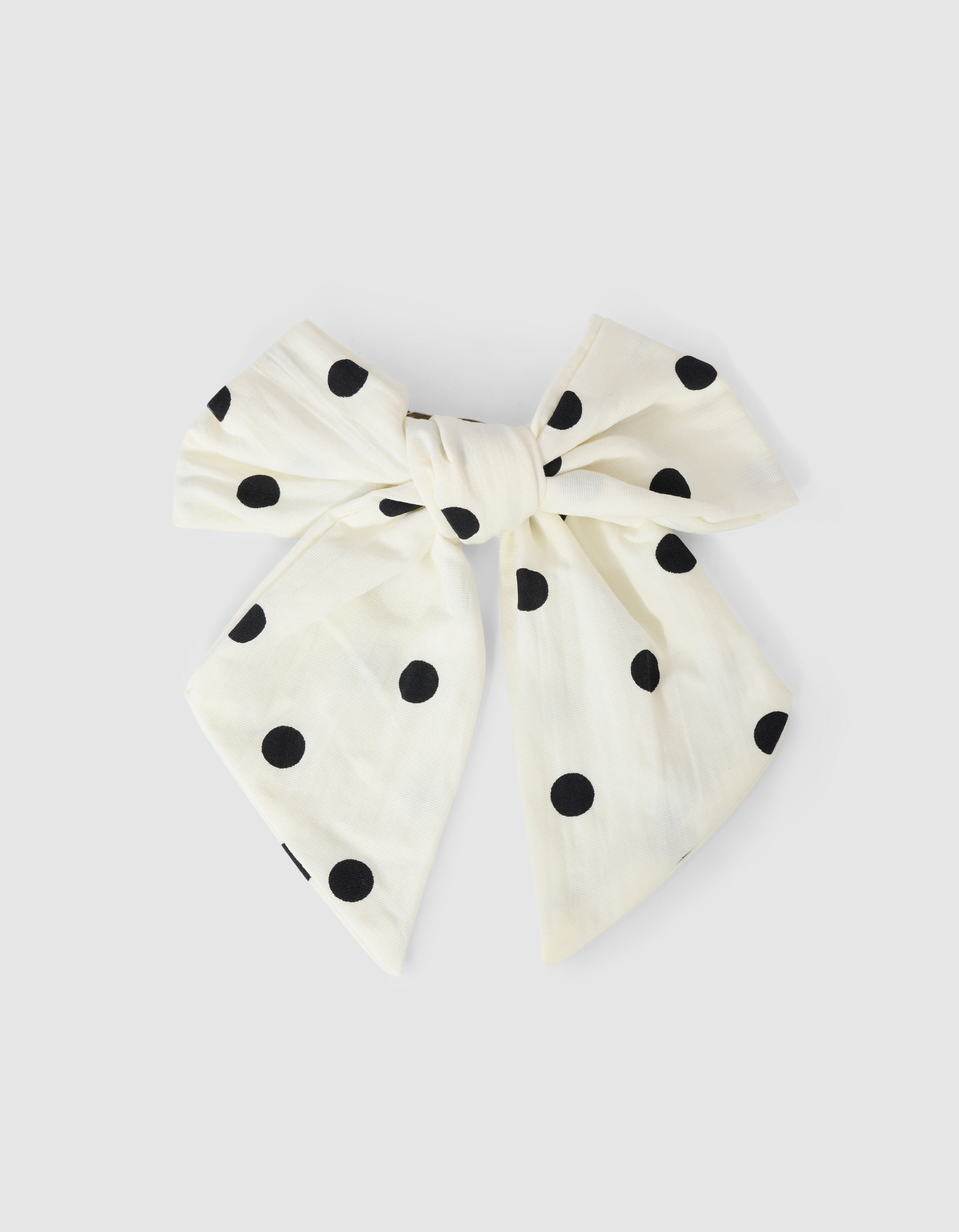 Bow Tie Polka Dot Clip Off-White SHOEBY ACCESSOIRES
