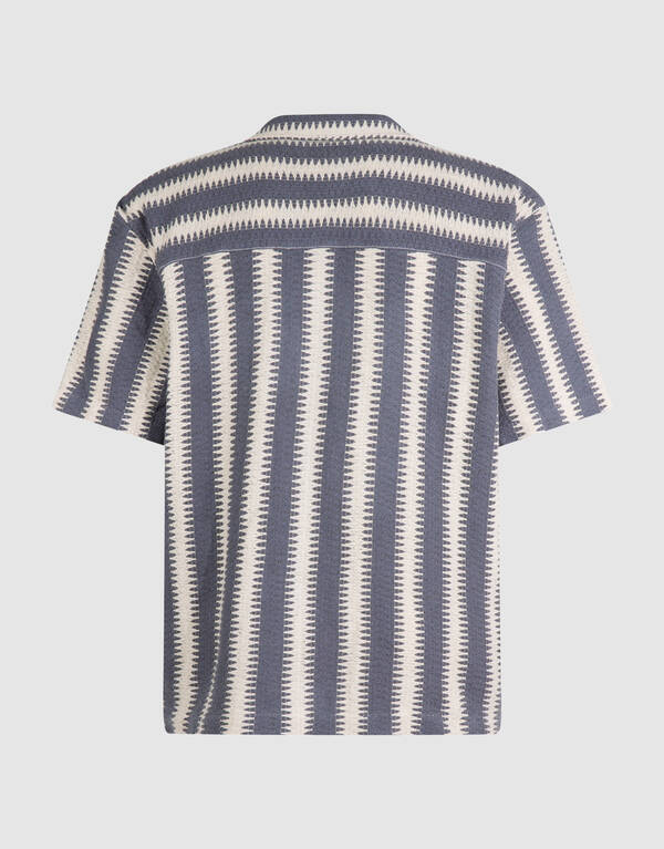 Gewebtes Overshirt Blau SHOEBY MEN