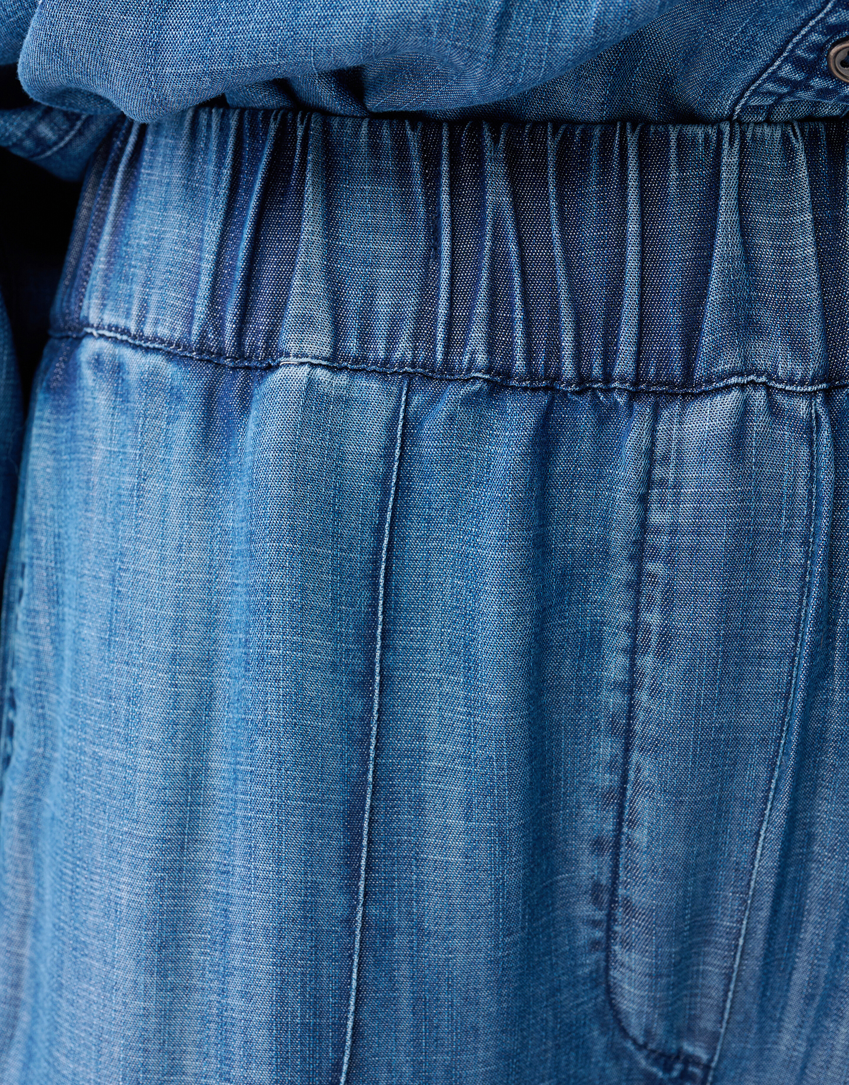 Weit geschnittene Pintuck-Hose Blau von Mieke SHOEBY WOMEN
